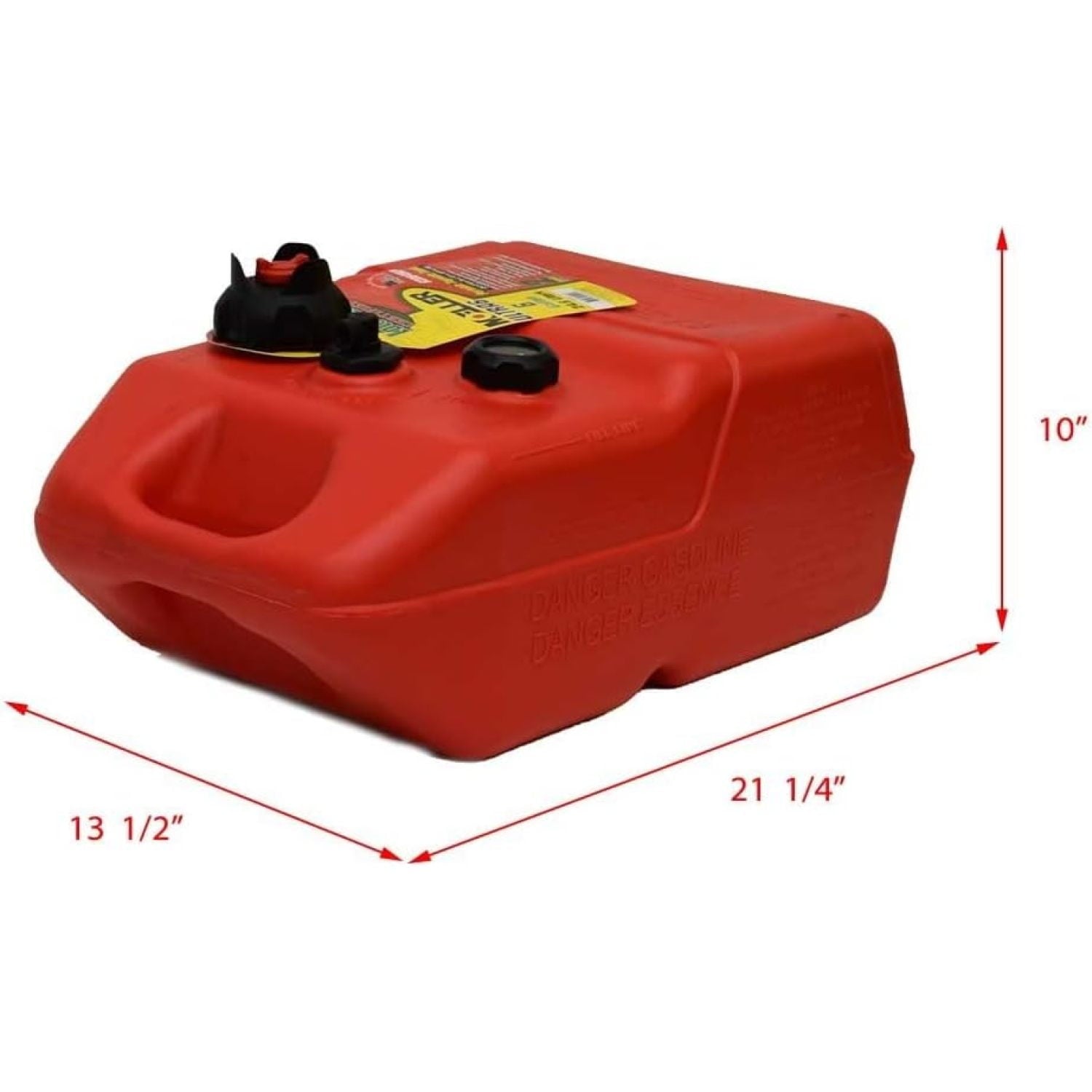 Bilot Marine EPA- Compliant Topside Fuel Tank - 6 Gallons, Low Profile, Model# 620049LP