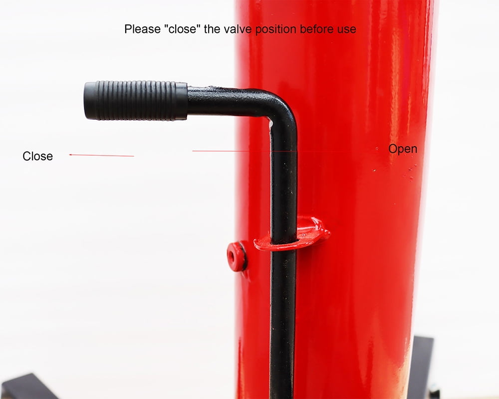 TECHTONGDA Hydraulic Transmission Jack Heavy Vehicle Lift Tool Double Pump 0.6T