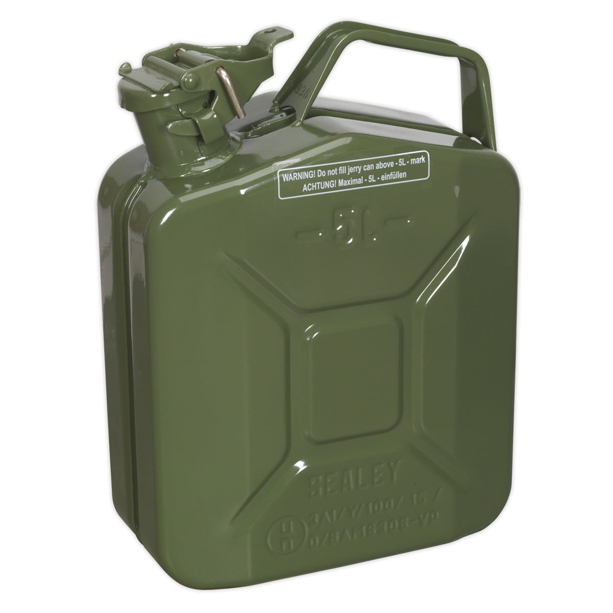 Sealey Jc5Mg Jerry Can 5Ltr - Green