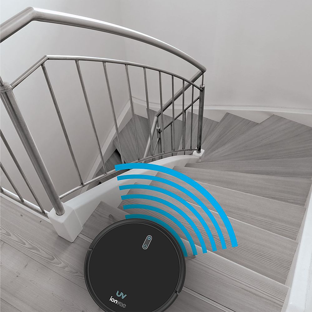 Tzumi - ionvacUV UltraClean Robovac With Smart Mapping and Sanitizing UV Light - Black