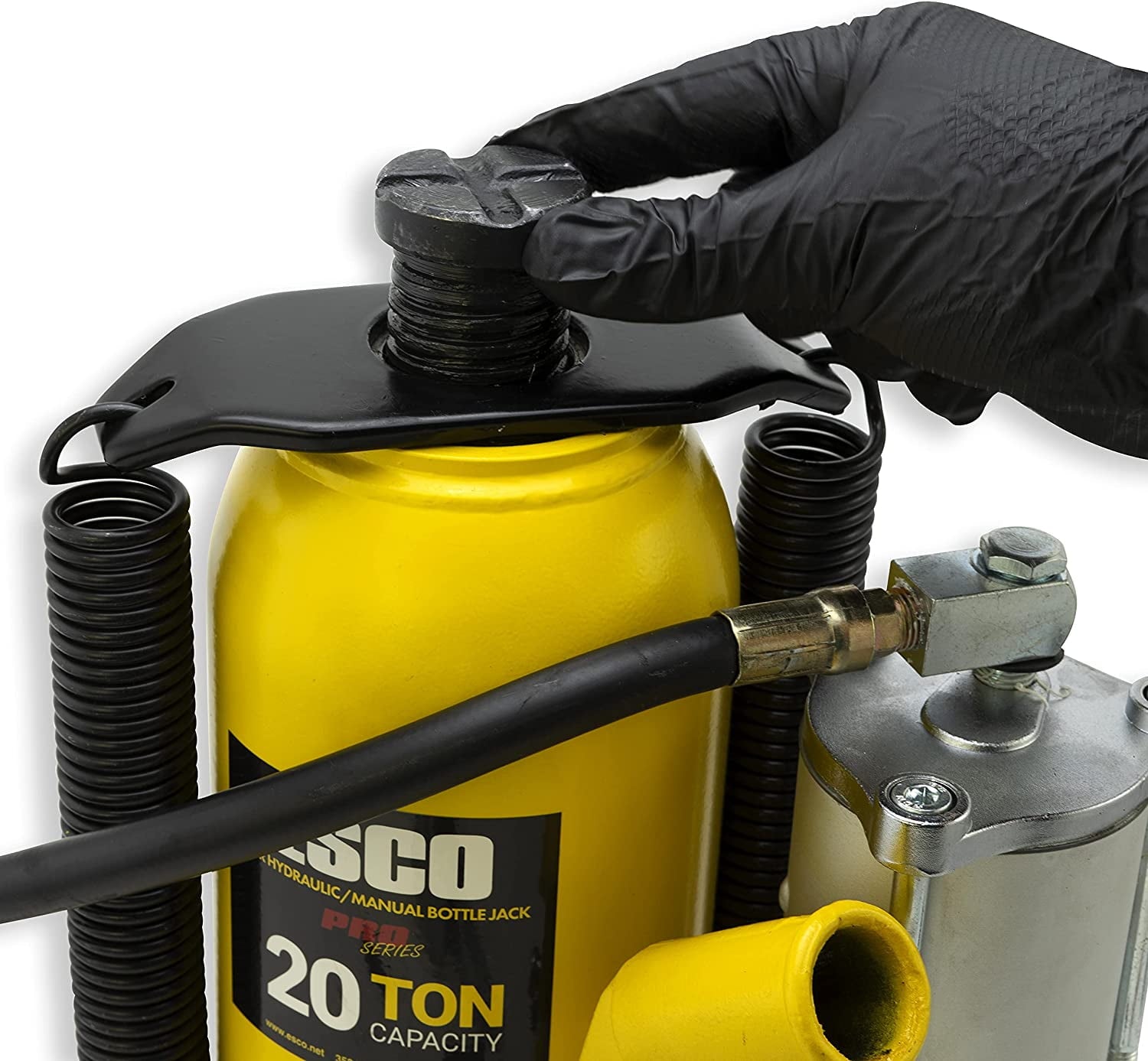 ESCO 30 Ton Had Pro Series Air Hydraulic Bottle Jack