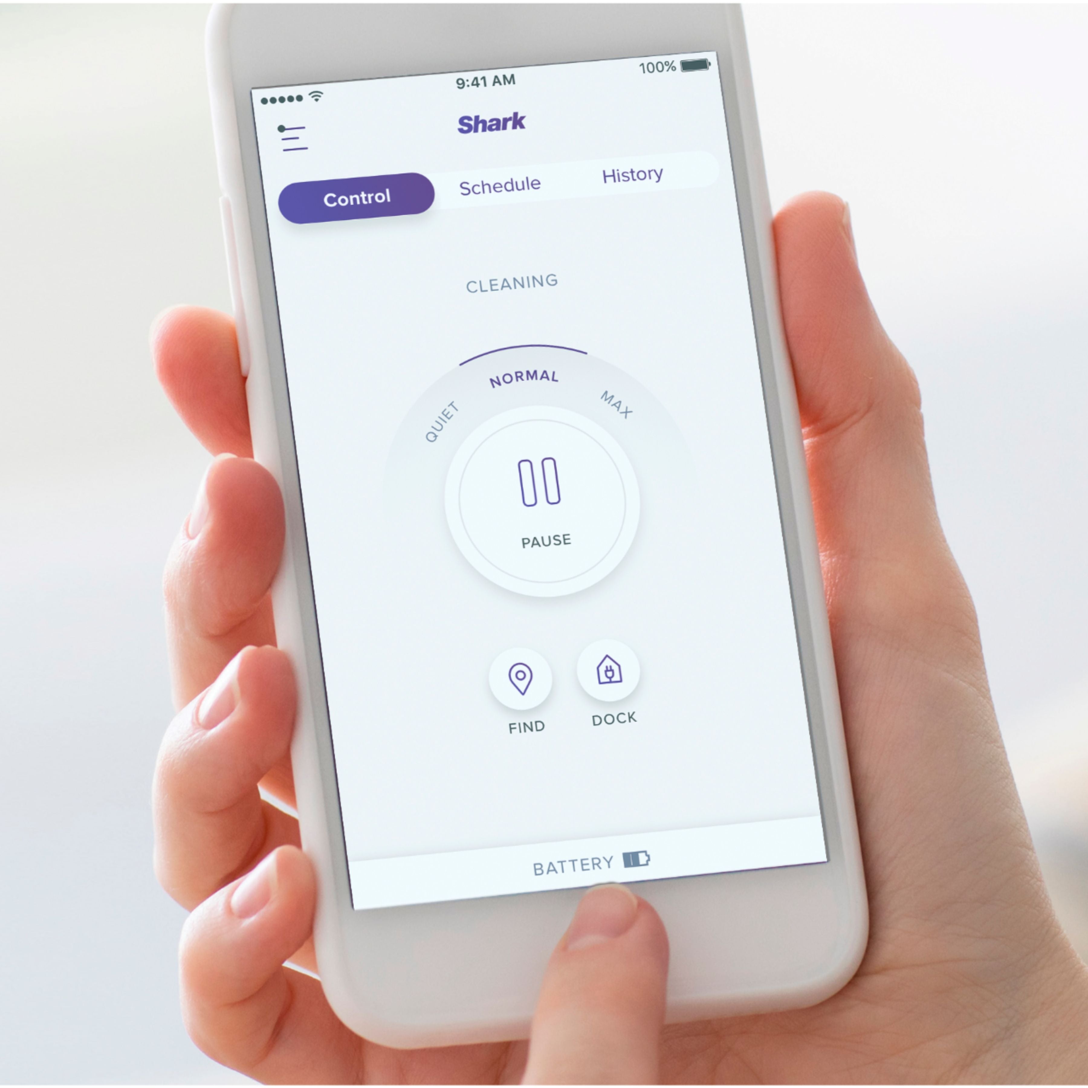 Shark - IQ Robot Self-Empty XL RV1001AE, Wi-Fi Connected, Robot Vacuum with Self-Cleaning Brushroll - Black