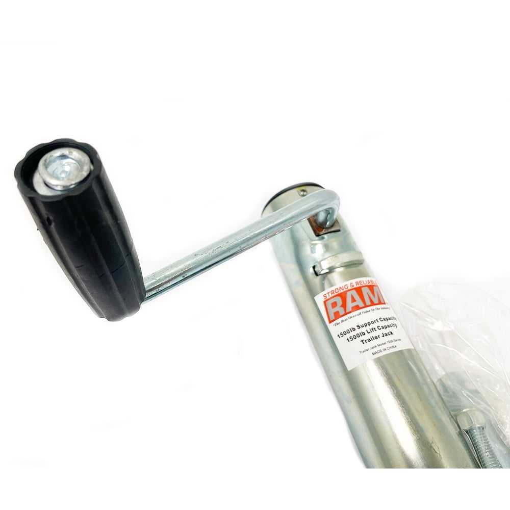 Southwest Wheel Dual Wheel Zinc Trailer Jack 1,500 lbs.