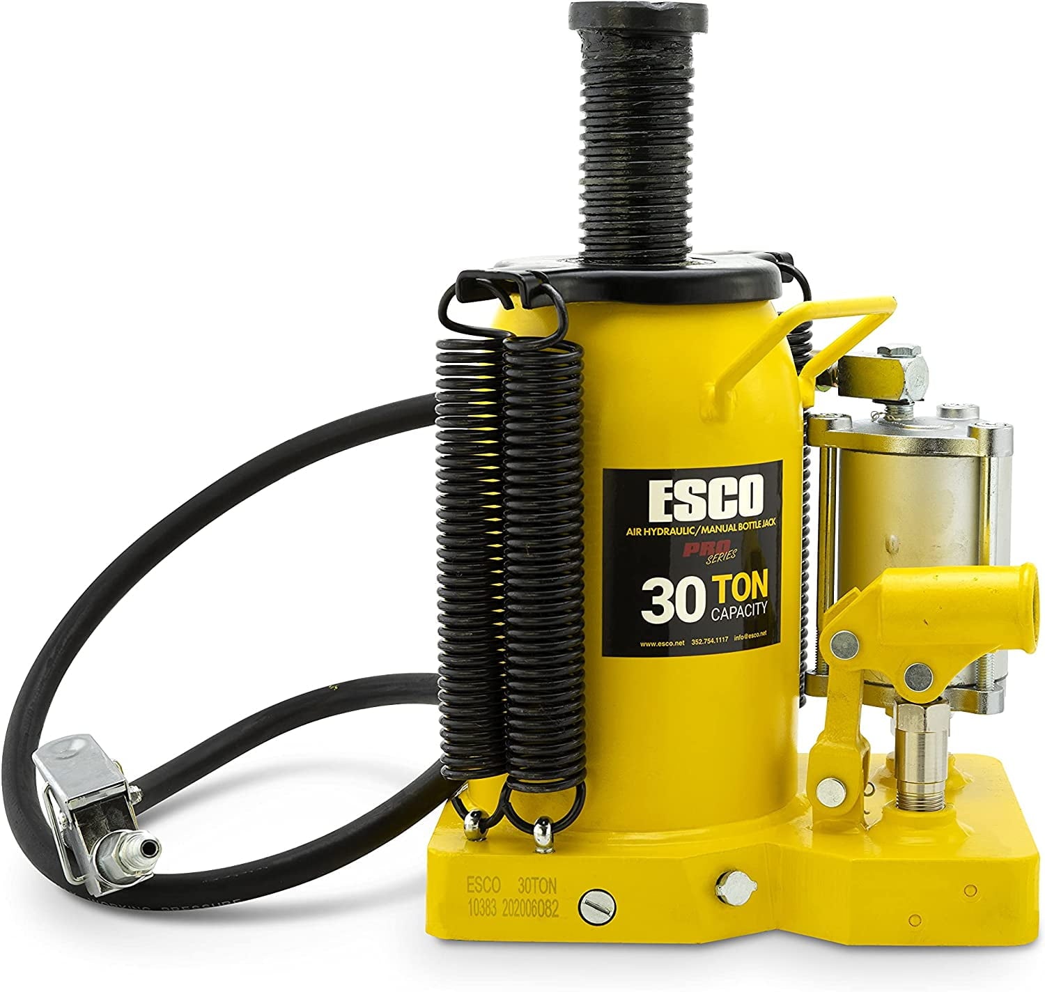ESCO 30 Ton Had Pro Series Air Hydraulic Bottle Jack
