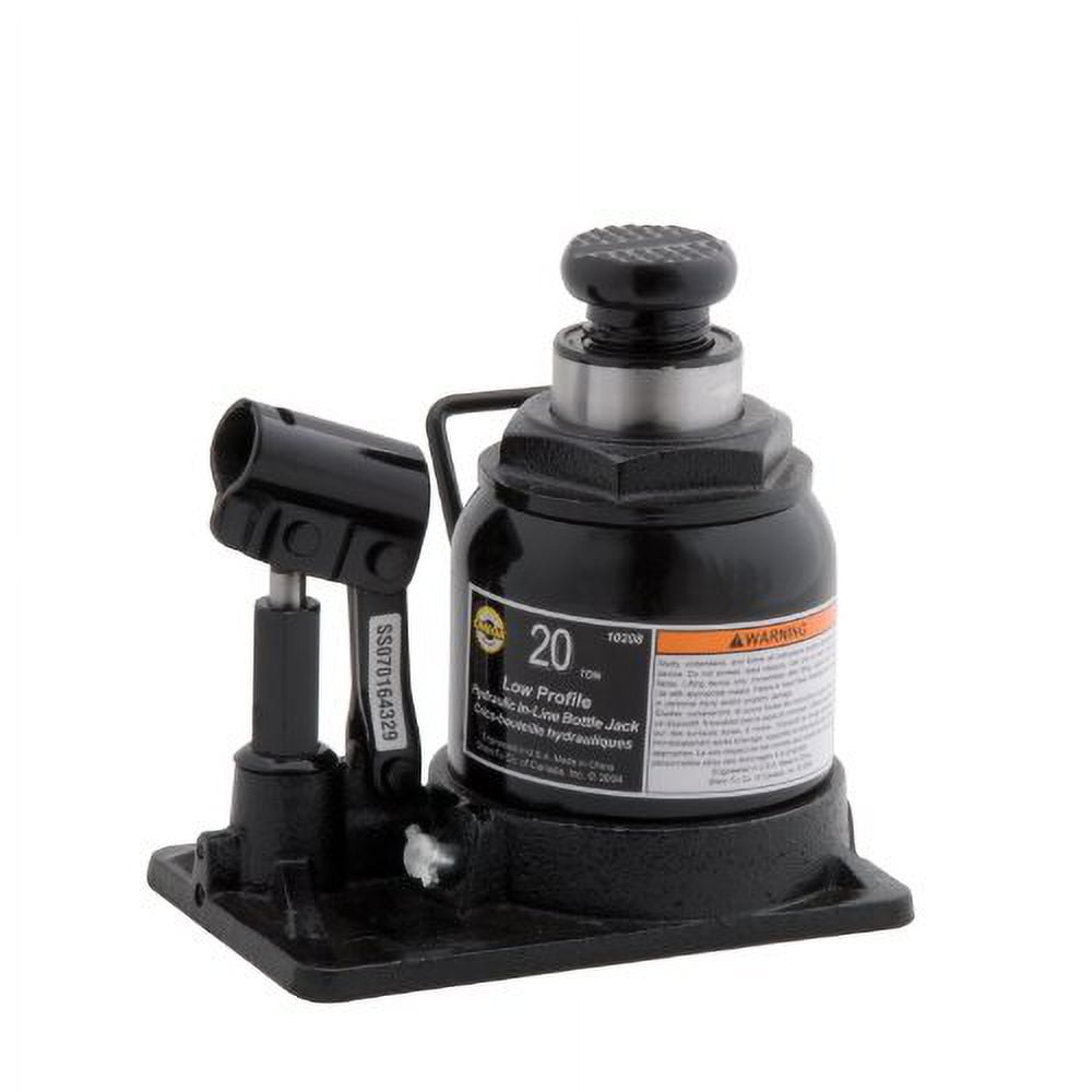 Omega Lift 10208 20 Ton In-Line Bottle Jack, Shorty
