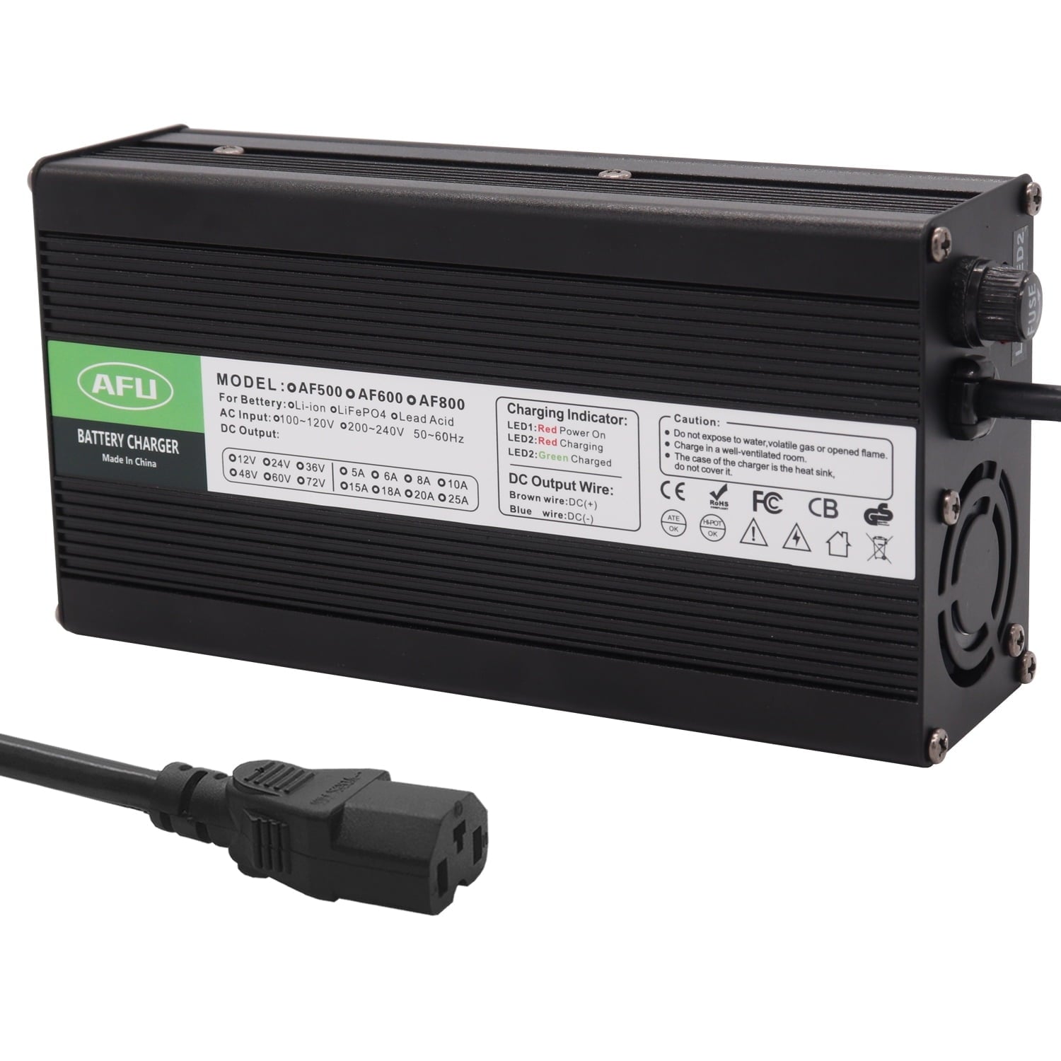 72V 5A Lead Acid Battery Charger Used for 82.8V Lead Acid AGM GEL VRLA OPZV Battery Smart Charger