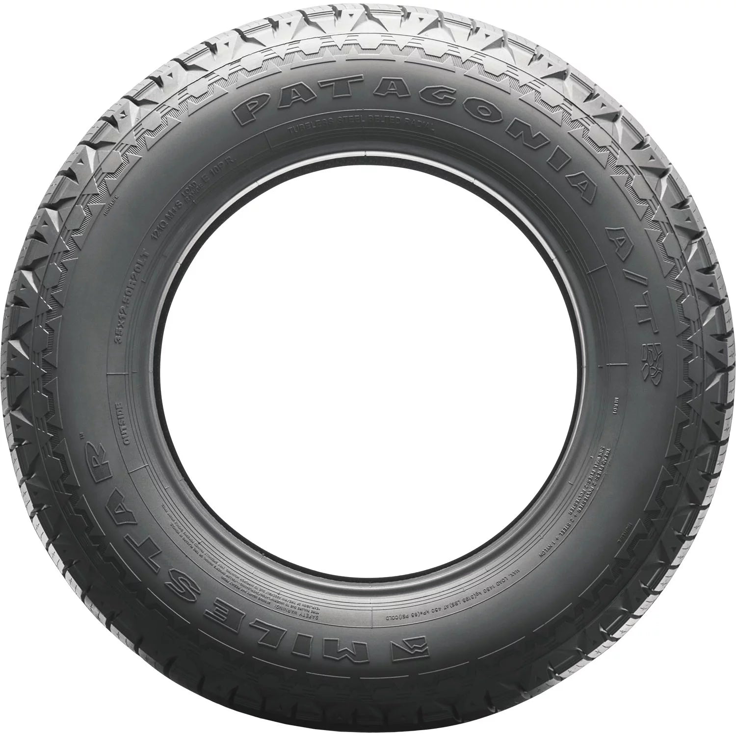 Milestar Patagonia A/T R All Terrain LT265/70R17 123/120S E Light Truck Tire