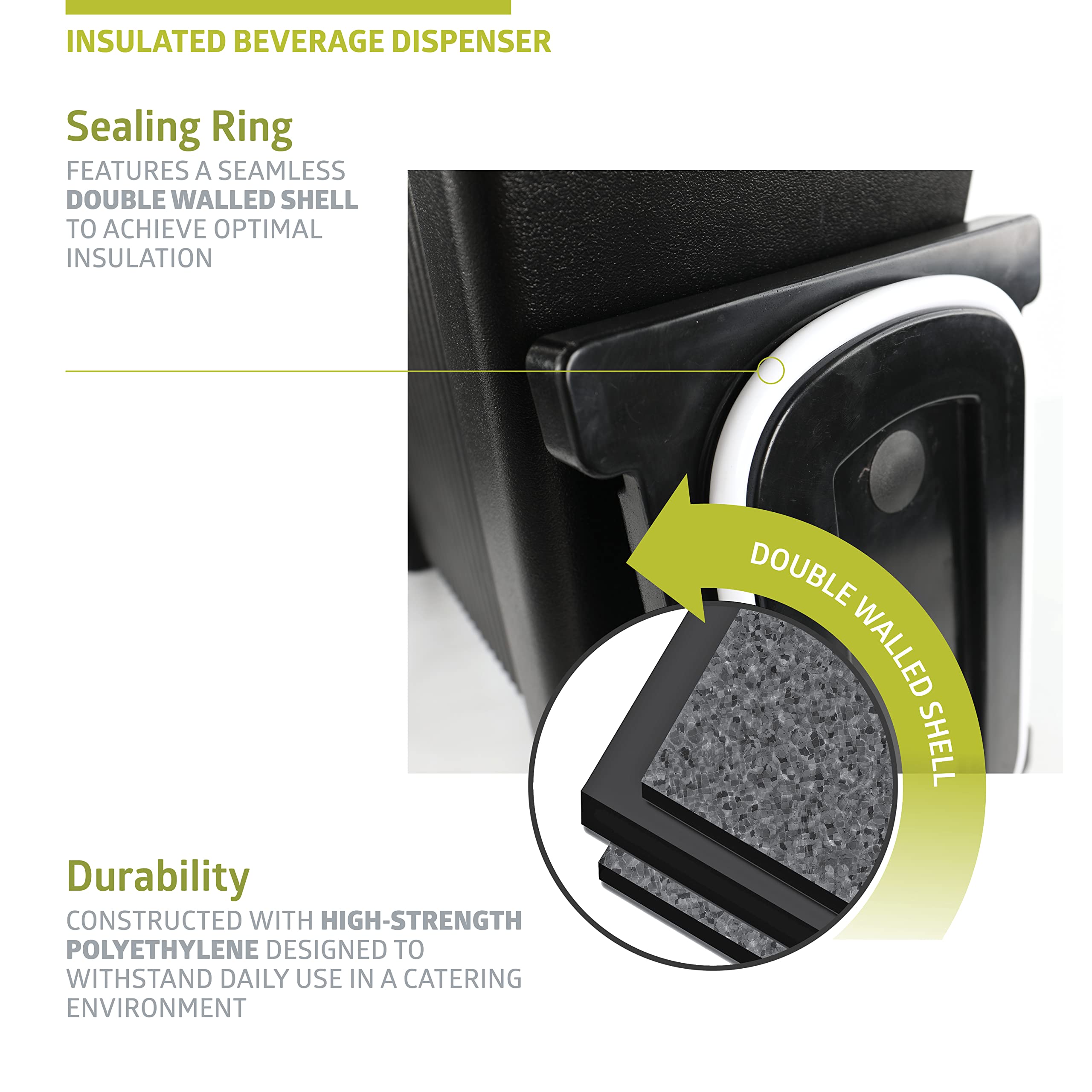 Pearington 5 gal Insulated Beverage Dispenser