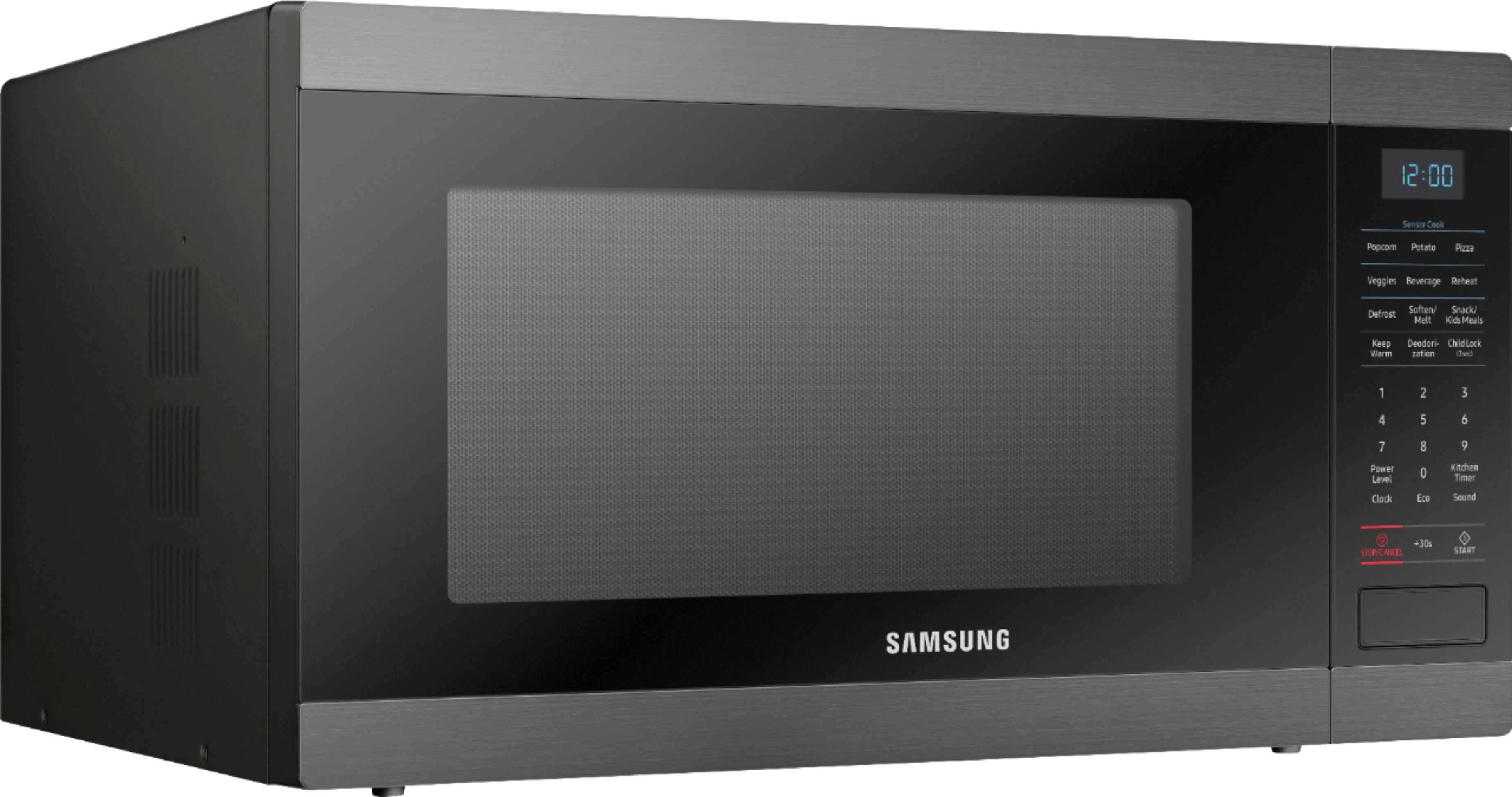 Samsung - 1.2 cu. ft. Countertop Convection Microwave with PowerGrill - Black