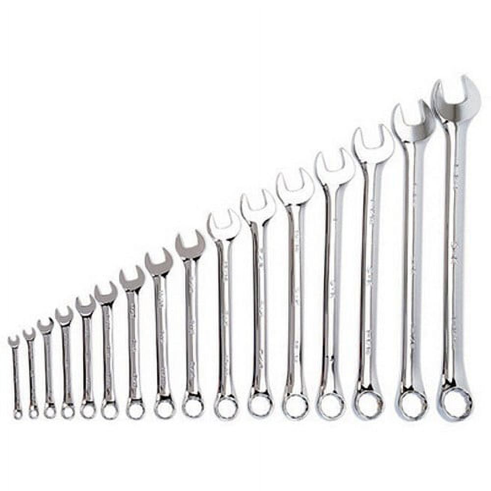 WRENCH SET COMBINATION 16 PC SAE HI POLISH