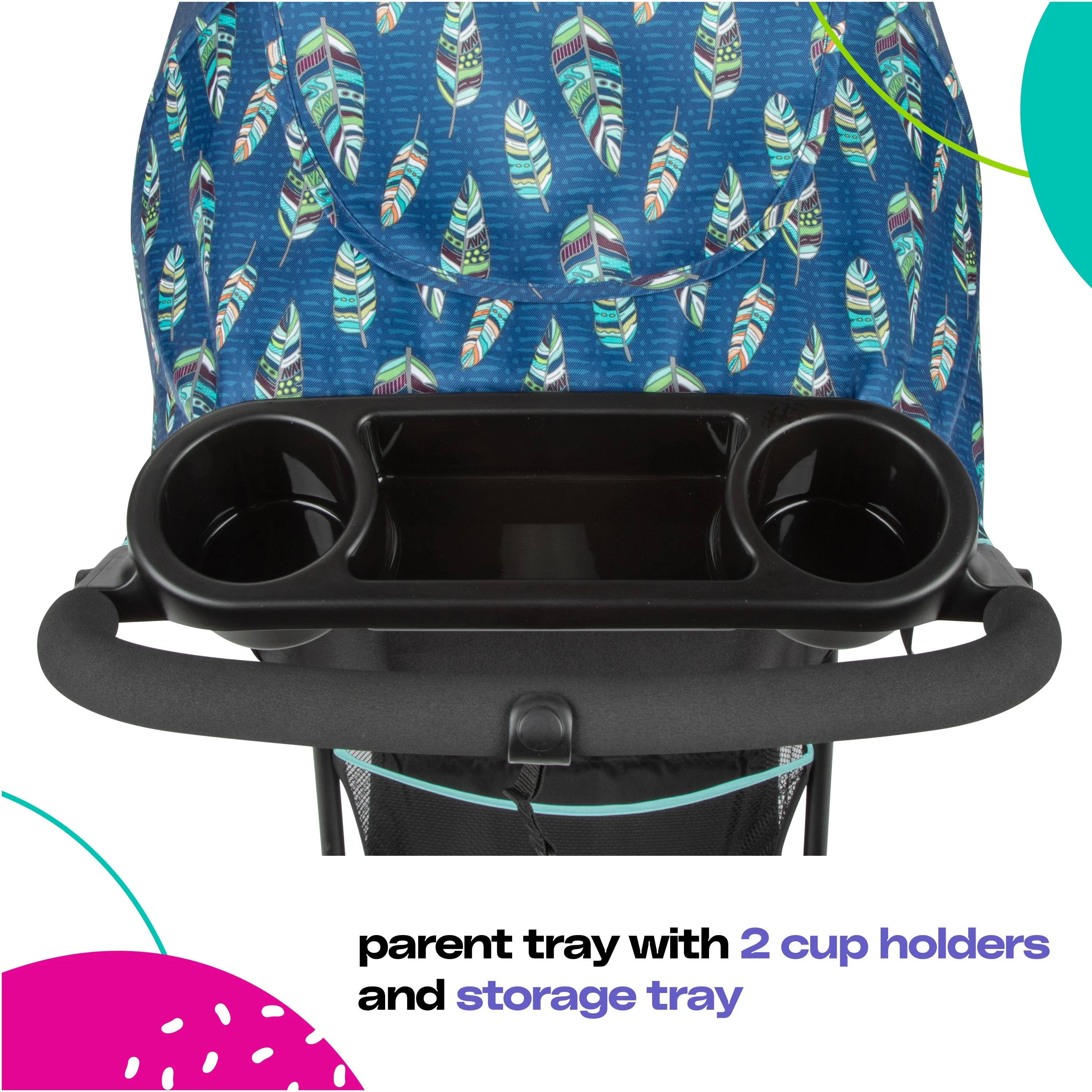 Cosco Kids Lift & Stroll DX Travel System, Gray Arrows, Toddler, Unisex