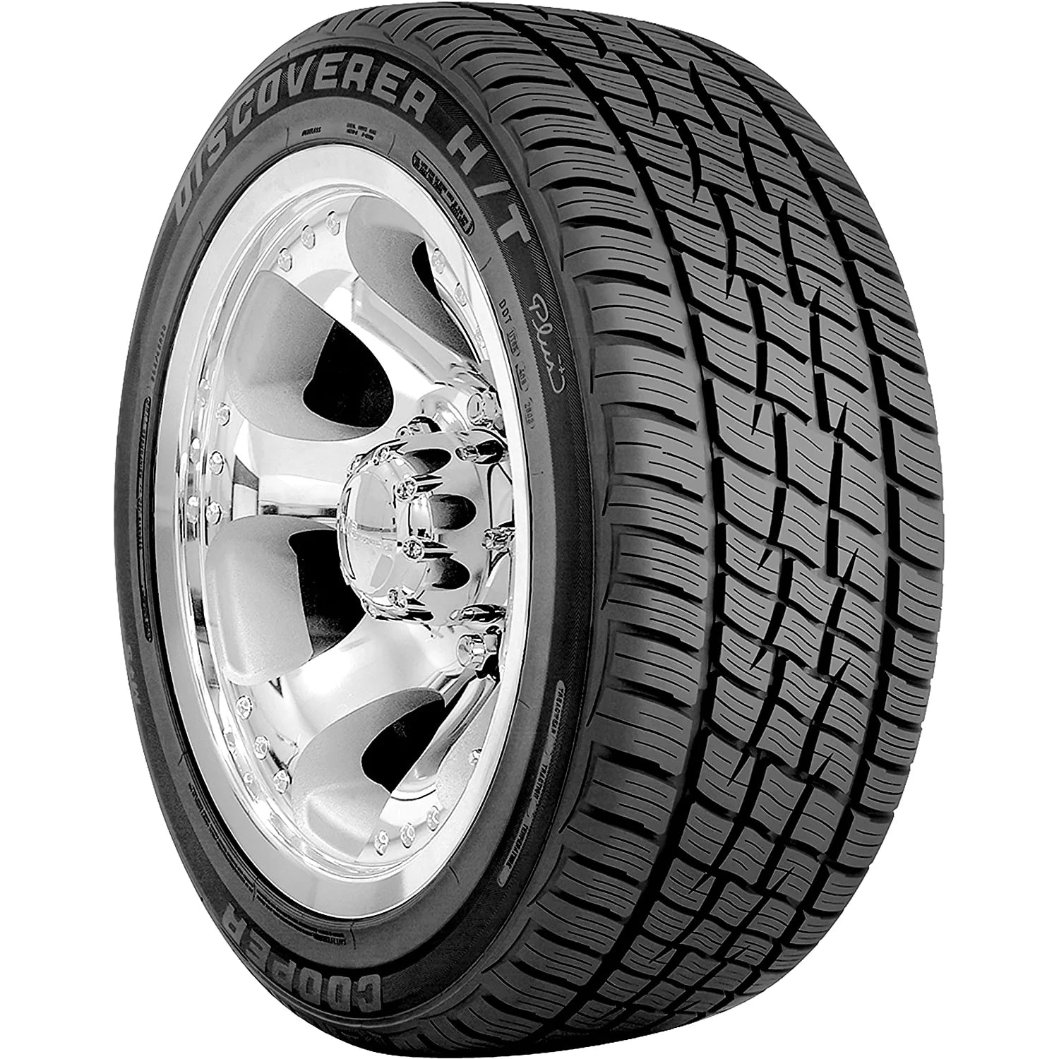 Pair of 2 (TWO) Cooper Discoverer H/T Plus 275/55R20 117T XL A/S All Season Tire Fits: 2014-18 Chevrolet Silverado 1500 High Country, 2011-18 GMC Sierra 1500 Denali