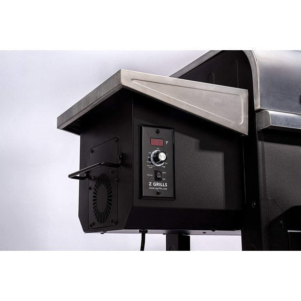 Z GRILLS ZPG-6002E 573inch Wood Pellet Grill and Smoker 6-in-1 BBQ Stainless Steel
