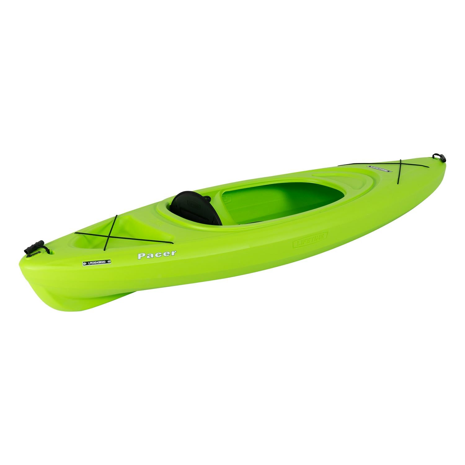 Lifetime Pacer 8 ft Sit-In Kayak (Paddle Included)， Green