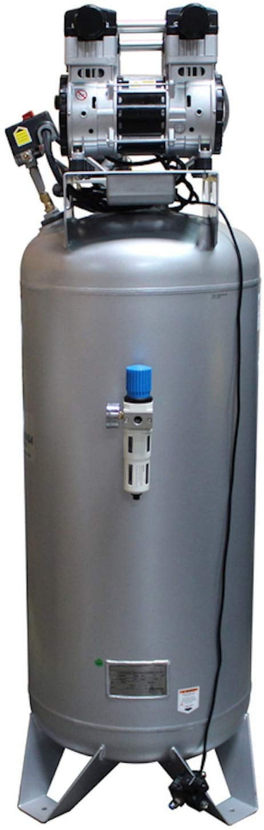 California Air Tools 60040CAD Ultra Quiet & Oil-Free 4.0 Hp, 60.0 Gal. Steel Tank Air Compressor Automatic Drain Valve