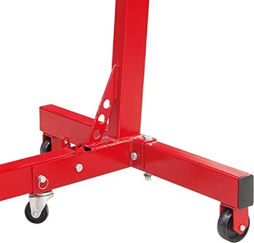 BIG RED 3/4 Ton Steel Foldable Vehicle Engine Stand,Red,DMT26801