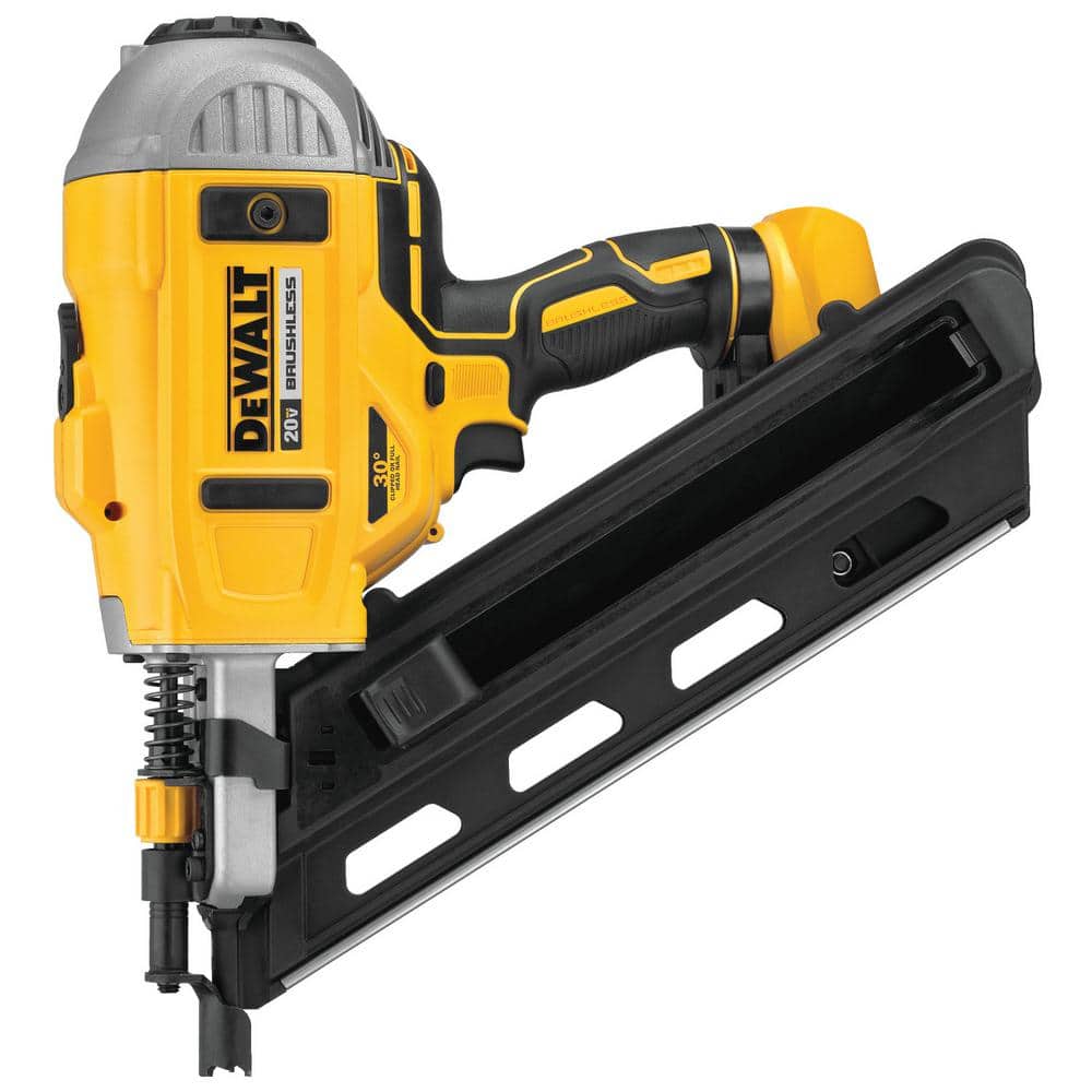 20V MAX XR Lithium-Ion Cordless Brushless 2-Speed 30�ć Paper Collated Framing Nailer (Tool Only) DCN692B