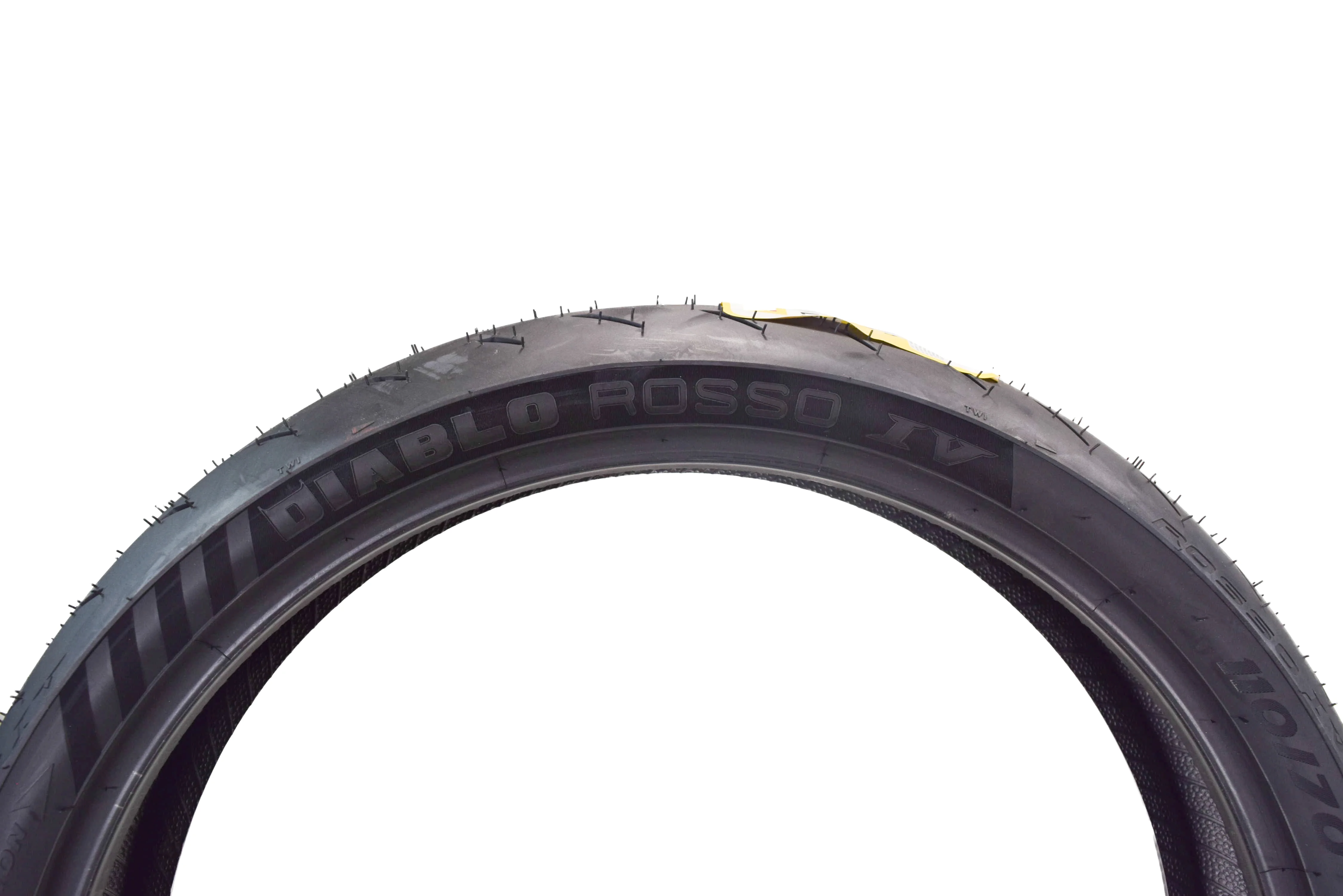 Pirelli Diablo Rosso IV Front 110/70ZR17 & Rear 180/55ZR17 Tires with Keychain