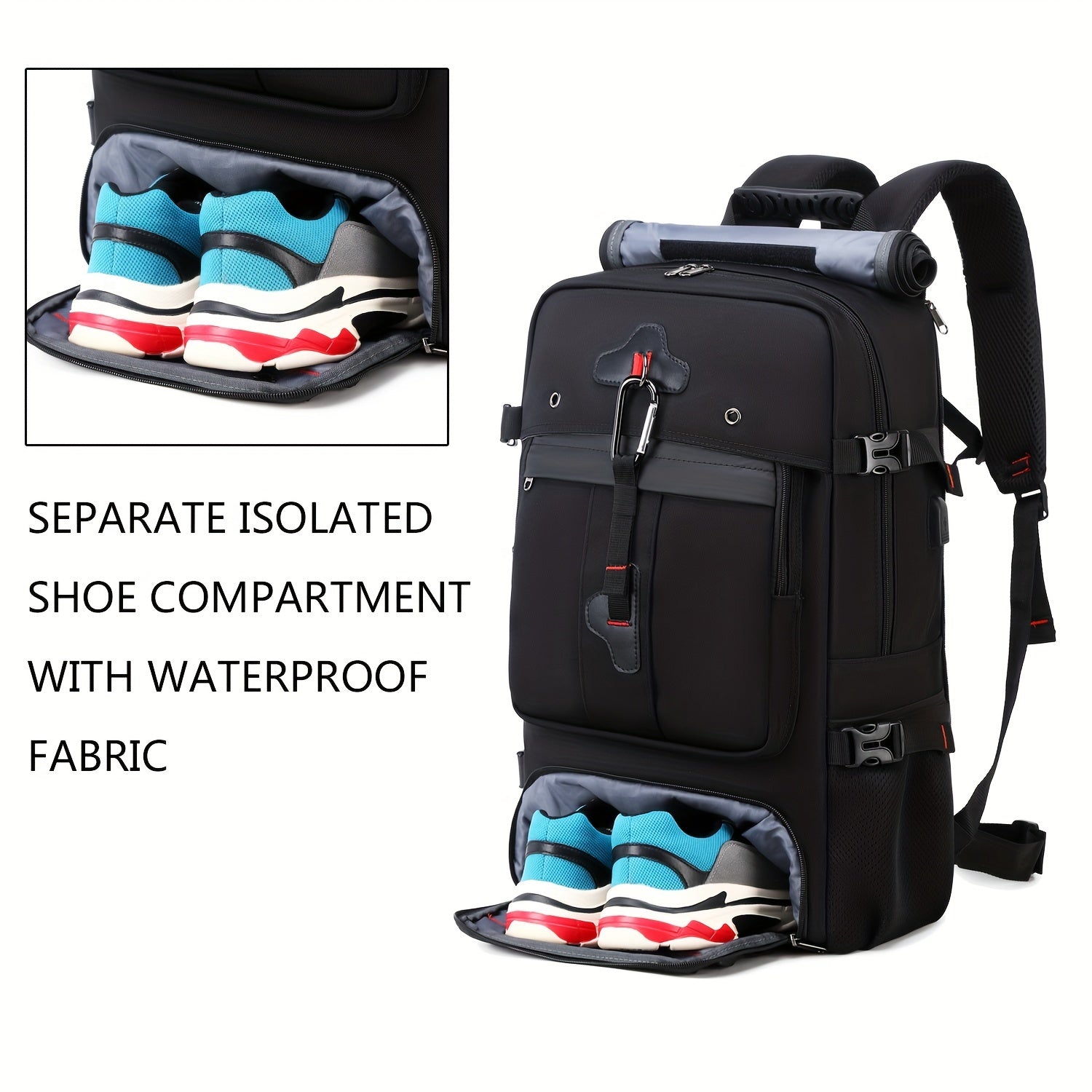 50L Large Capacity Hiking Backpack