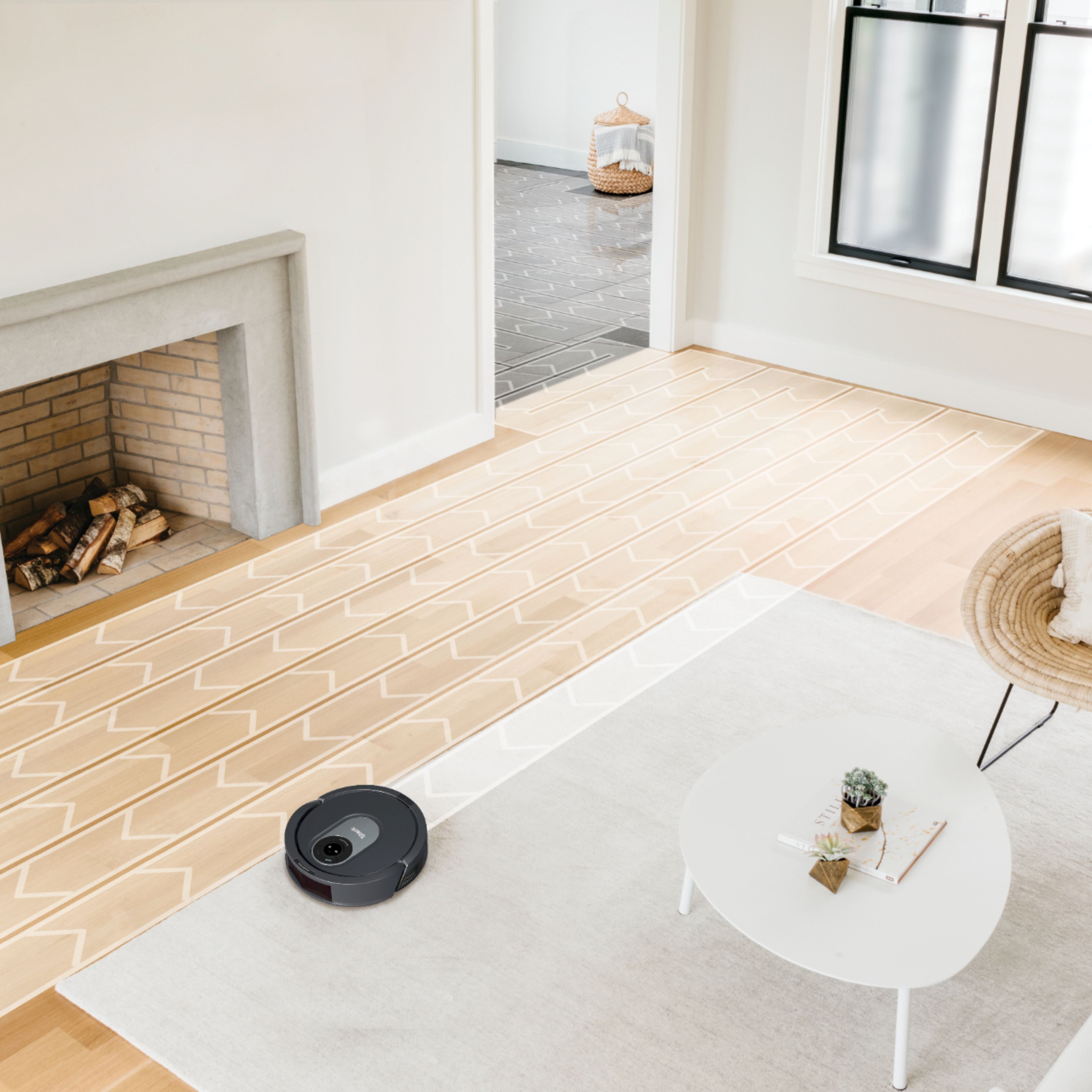 Shark - AI Robot Vacuum RV2001 with Self Cleaning Brushroll, Object Detection, Wi Fi - Gray