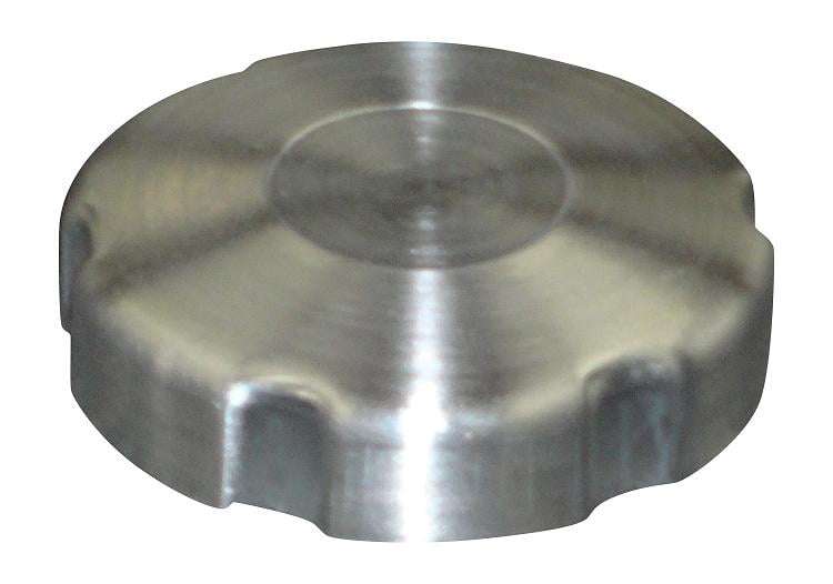 6x9 End Fill Round Spun Aluminum Gas Tank .90 Gallon - Mini Bike, GoKart, Riding Mower