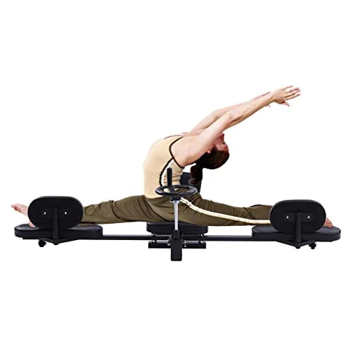 Leg Stretcher Machine,180 Degrees pro Leg Stretcher Machine,3 Bar Leg Split Stretching Machine,Adjustable and Improve Leg Flexibility Splits Stretcher Machine for Home Gym Split