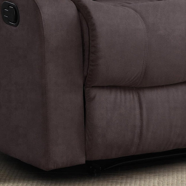Relax A Lounger Chocolate Microfiber Recliner