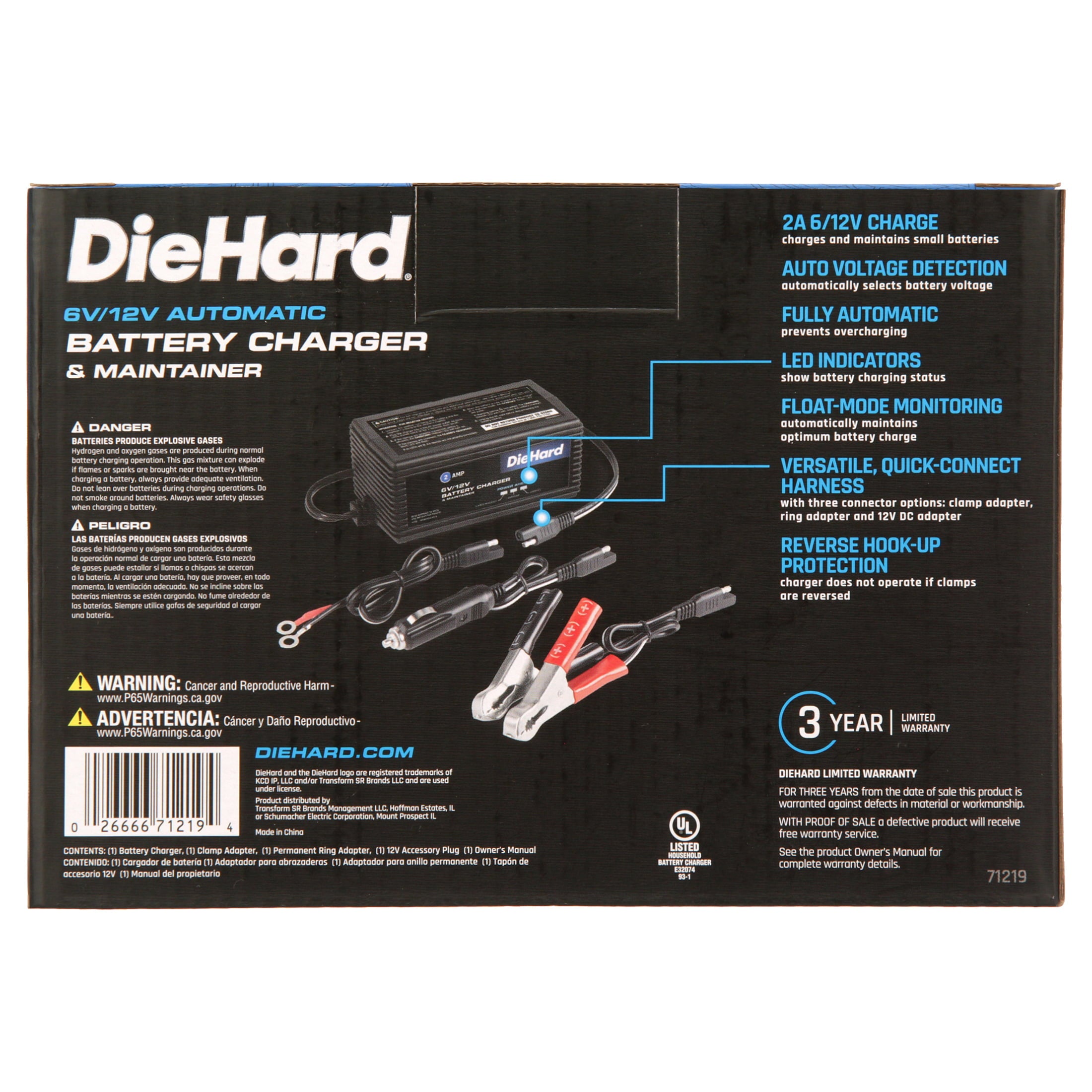 DieHard® 6V/12V Battery Charger & Maintainer