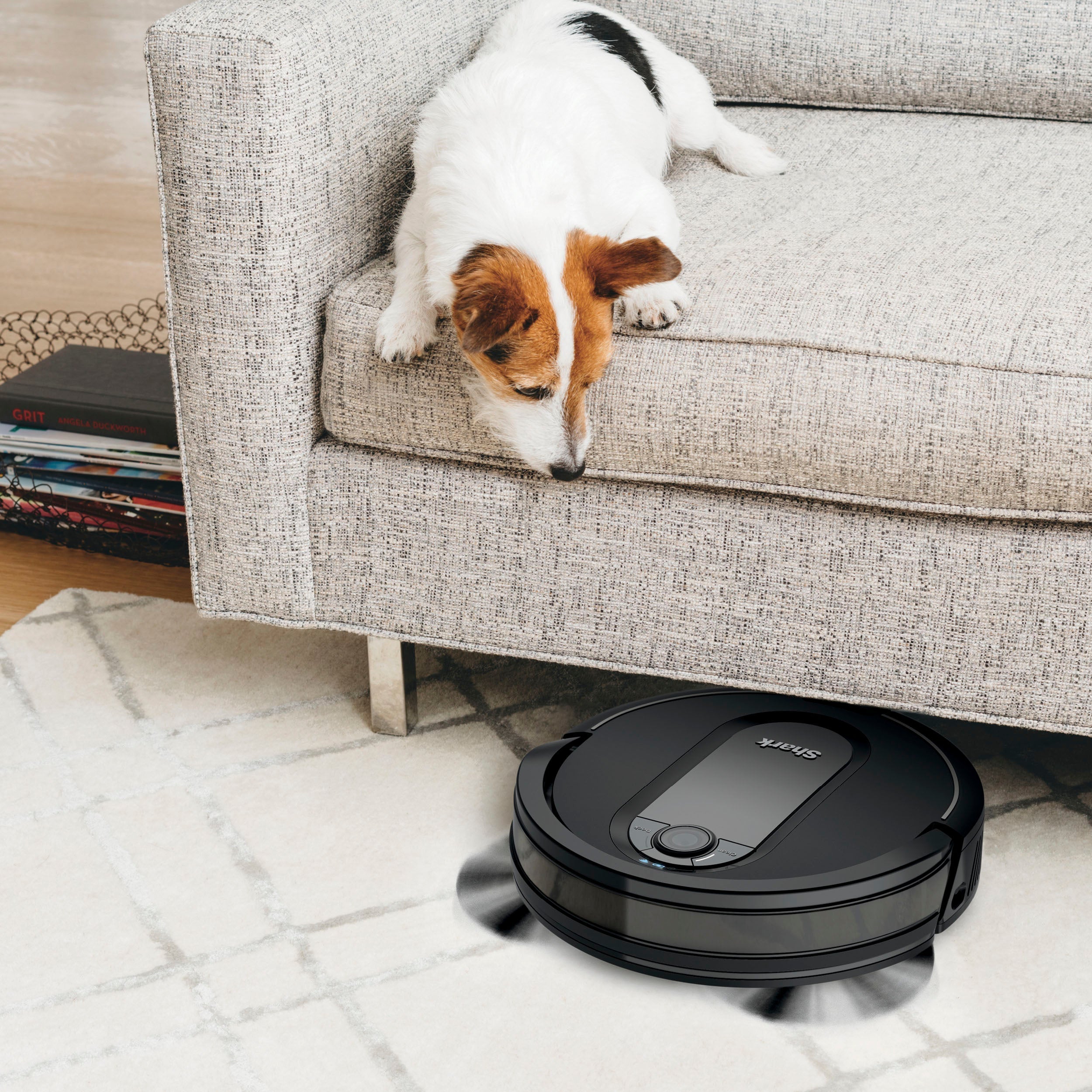 Shark - IQ Robot Self-Empty XL UR1005AE, Robot Vacuum, IQ Navigation, Wi‐Fi - Black