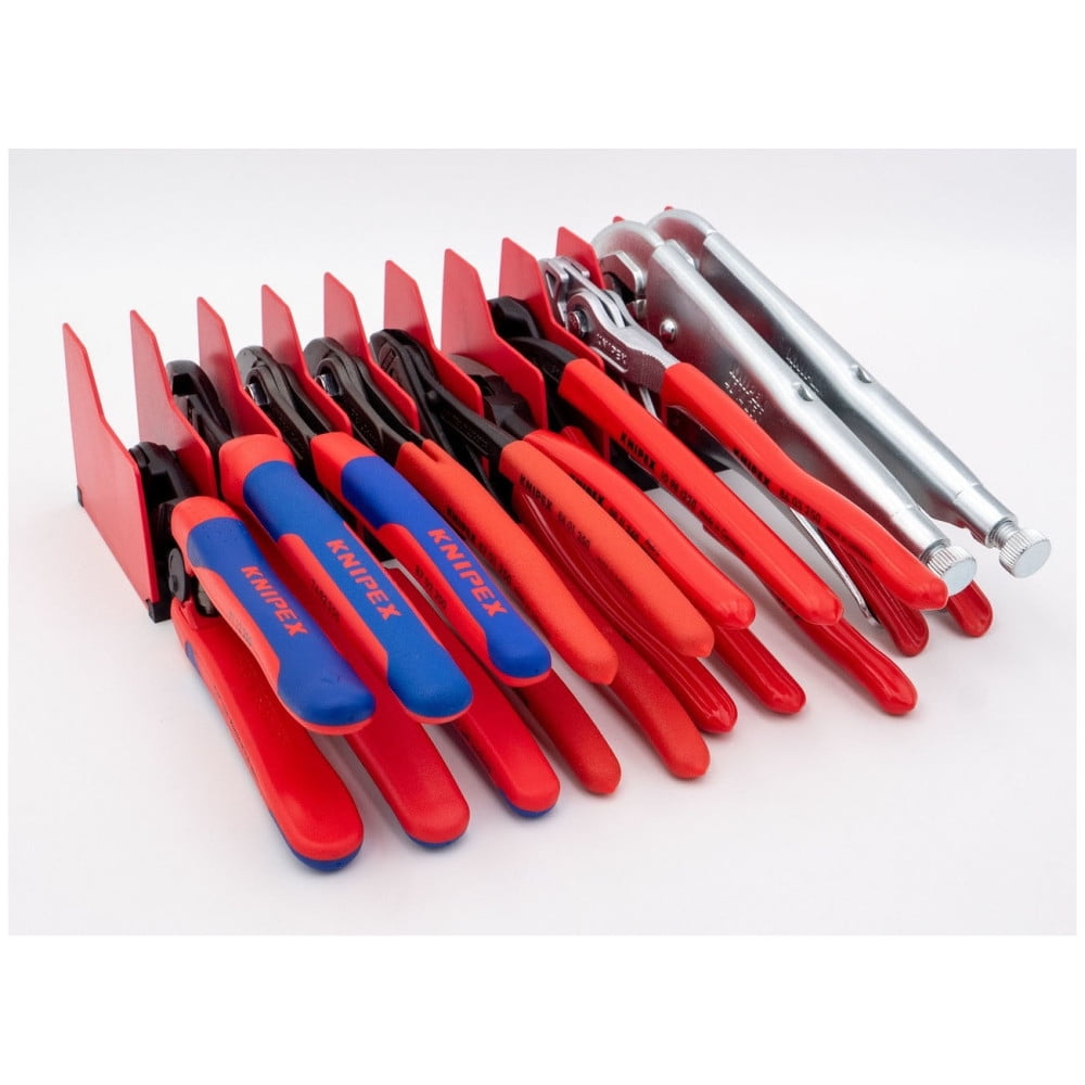 KNIPEX 4-Piece Cobra Pliers Set with FREE 10-Piece Tool Holder