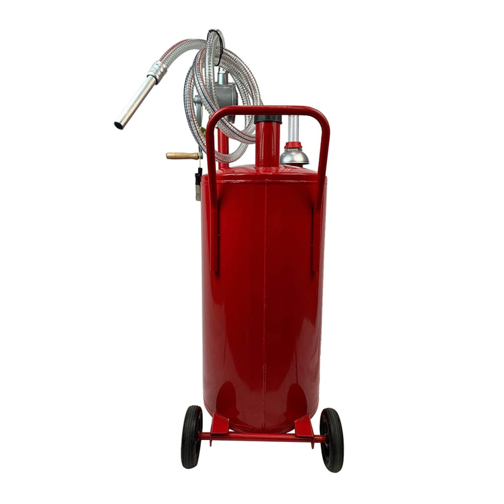 20 Gallon Gas Caddy With Wheel Convenient Gasoline Diesel Fuel Transfer Tank Drum Tool Jgc20 186c