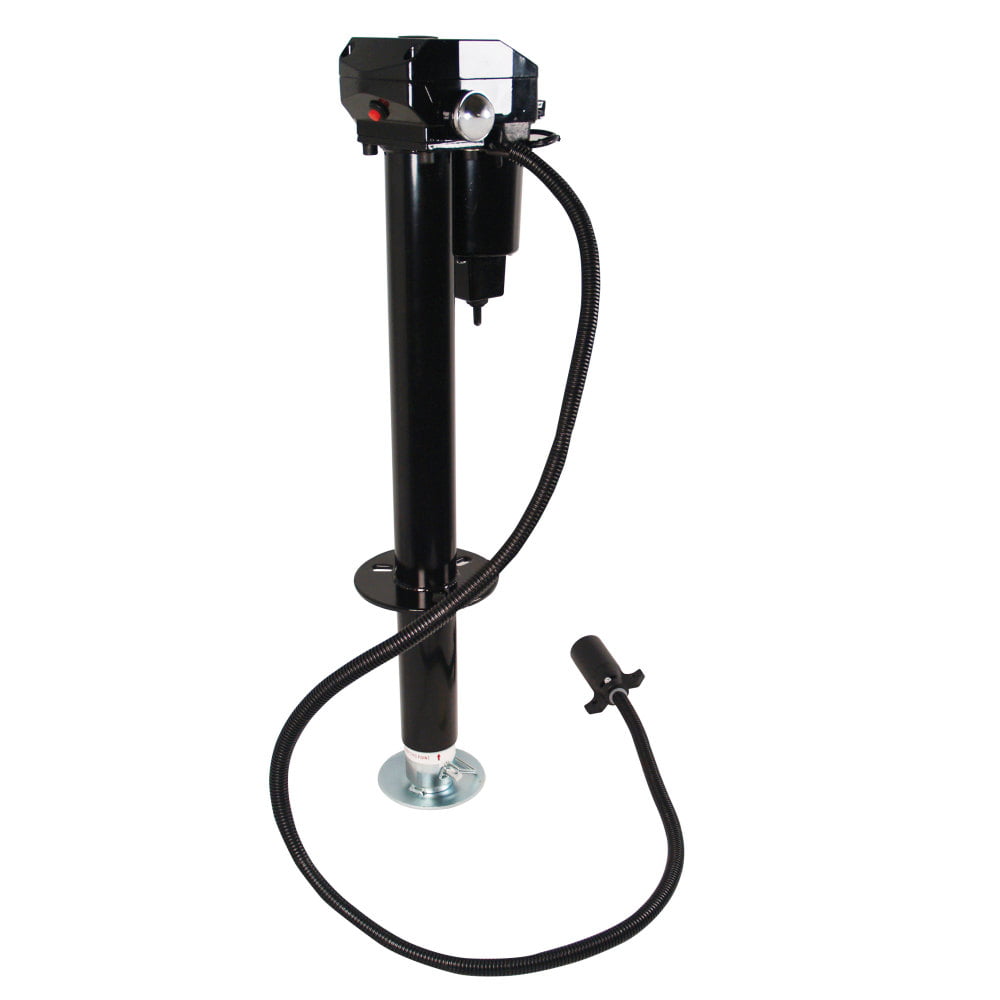 Quick Products JQ-3000-7P Power A-Frame Electric Tongue Jack with 7-Way Plug - 3,250 lbs. Lift Capacity