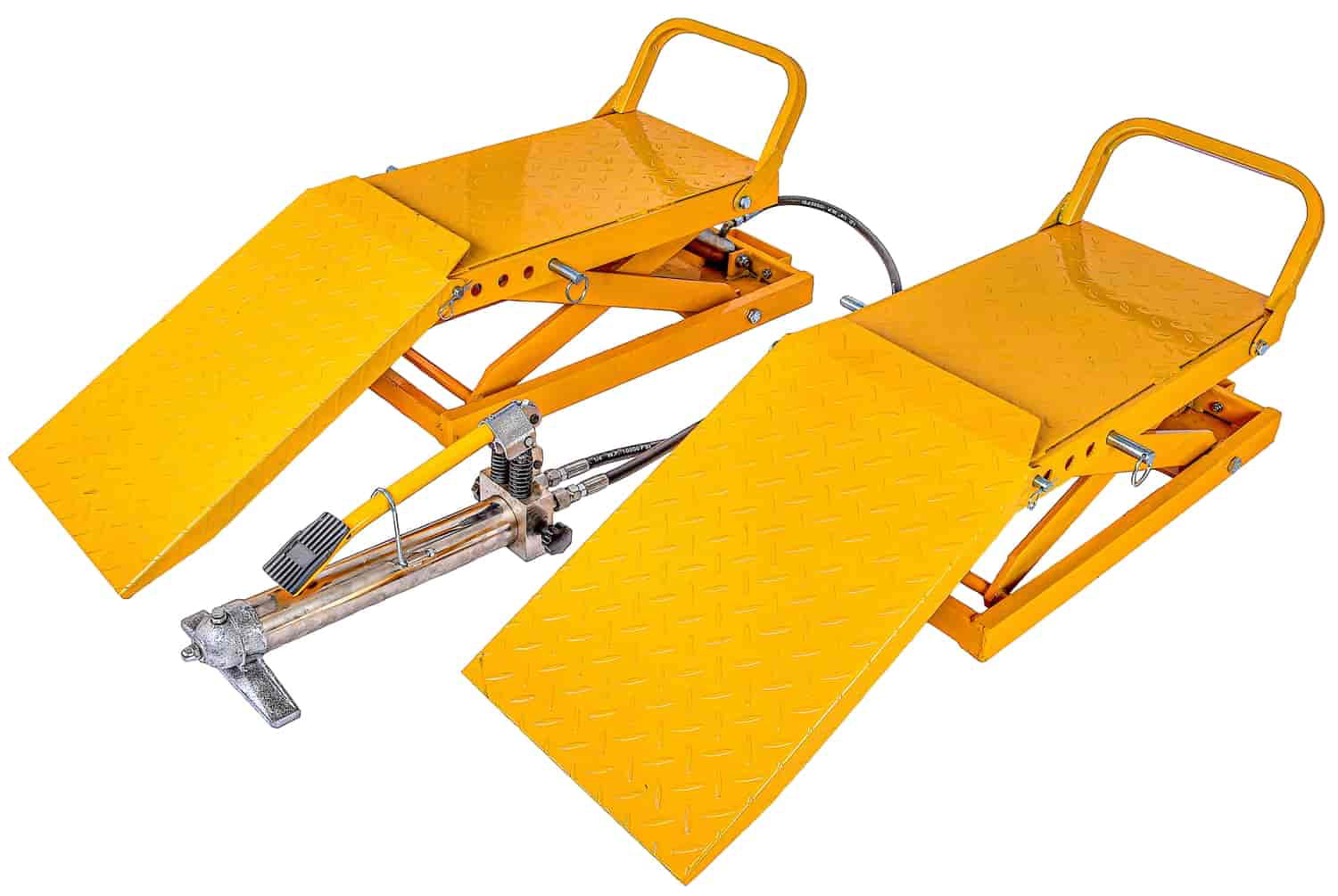 JEGS 79025 Hydraulic Car Lift Ramps Capacity: 3000 lbs./pair Lift Range: 5.10 in