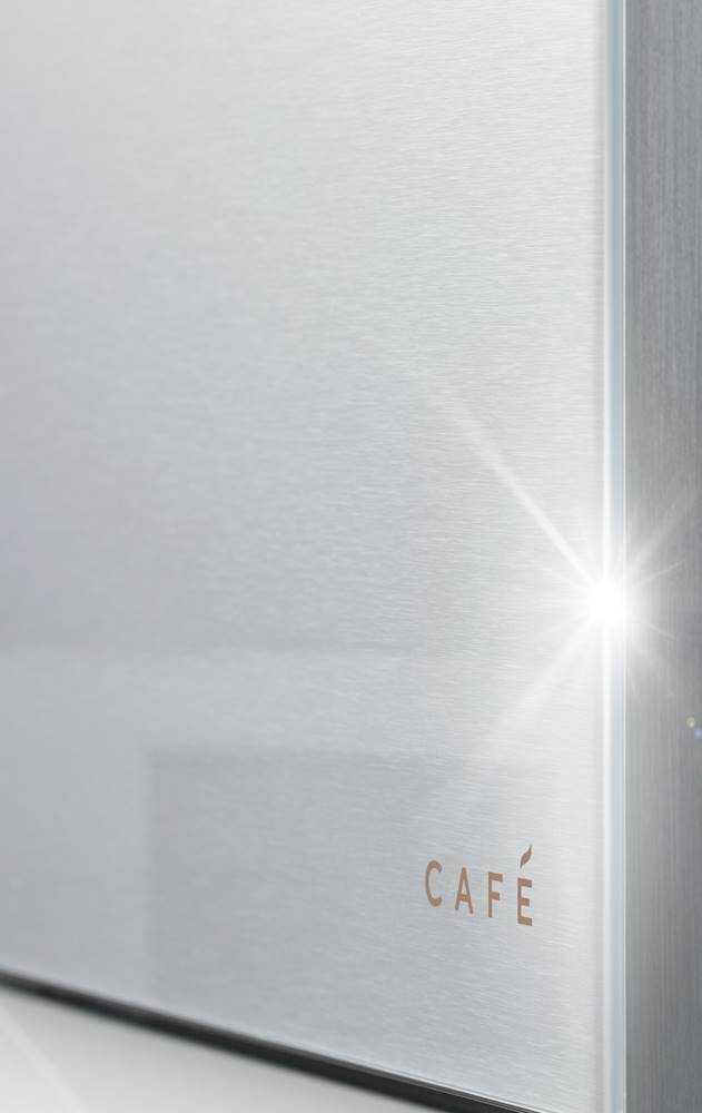 Café - Modern Glass Top Control Built-In Dishwasher with Stainless Steel Tub, 3rd Rack, 45dBA - Platinum glass