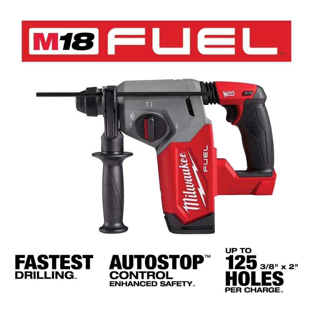 M18 FUEL 18V Lithium-Ion Brushless Cordless 1 in. SDS-Plus Rotary Hammer with Compact Bandsaw (2-Tool) 2912-20-2829-20