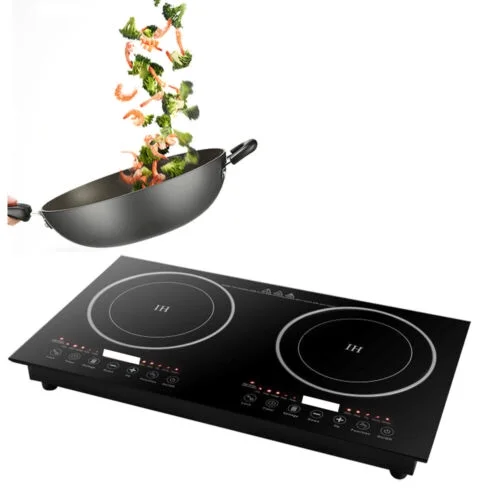 Portable Dual Induction Cooktop Cooker Burner Stove Hot Plate Countertop 2400W