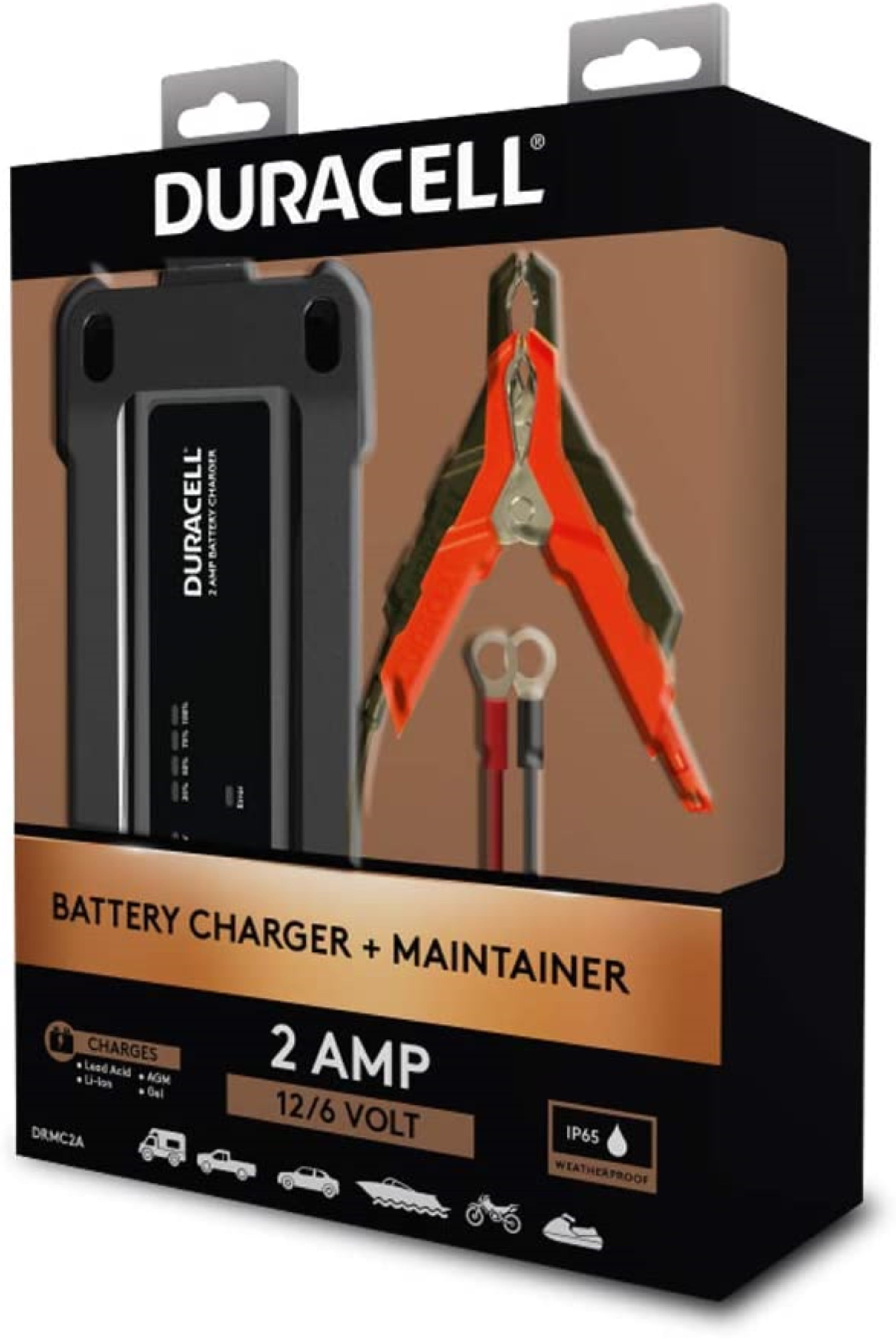 Duracell 2 amp Battery Charger + Maintainer