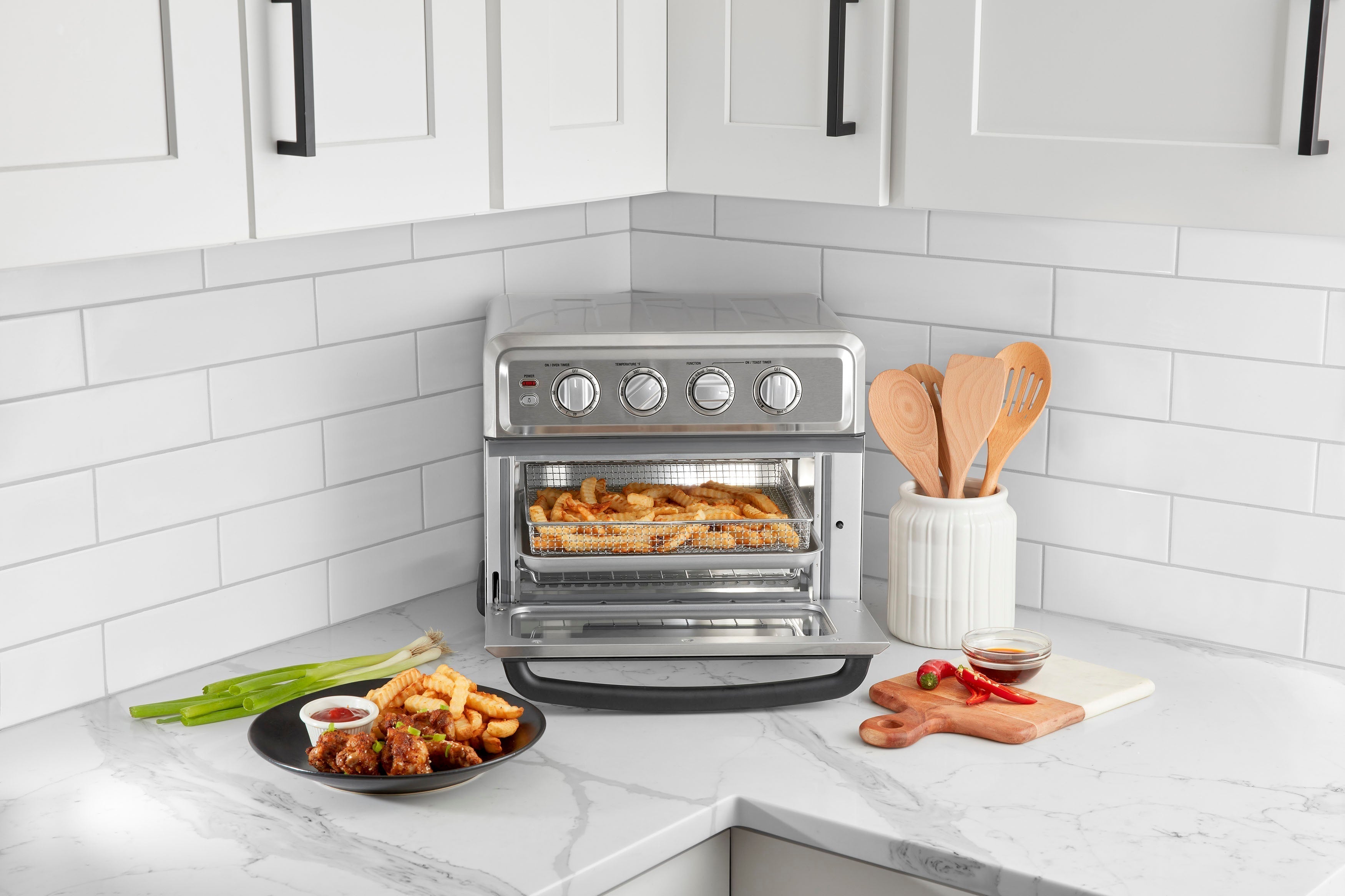 Cuisinart - Air Fryer Toaster Oven with Grill - Stainless Steel