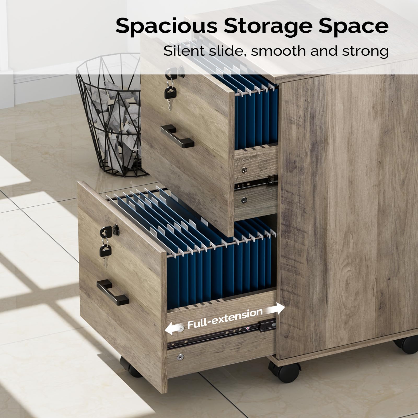 VINGLI Cabinet Folders Rolling Cabinets