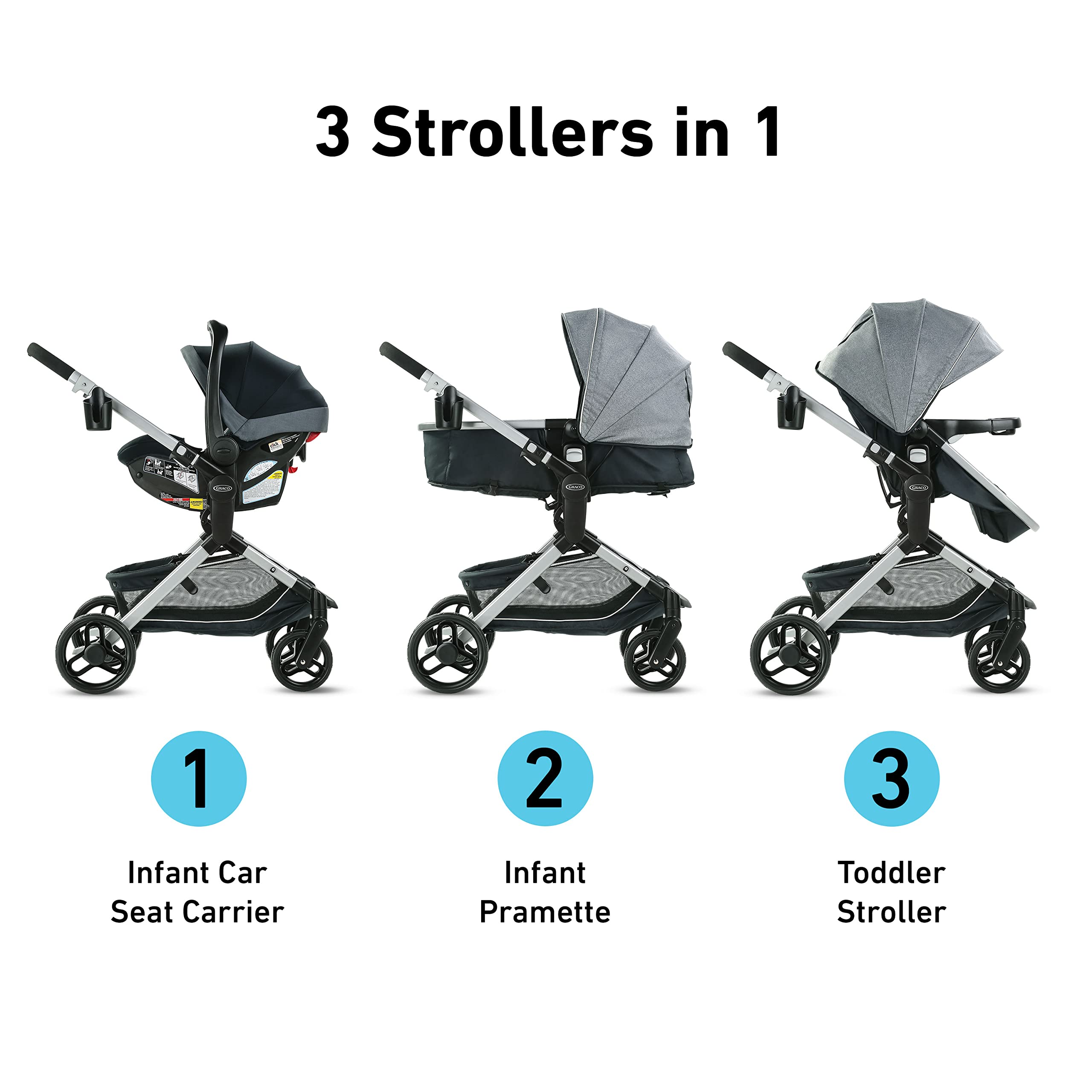 Graco Stroller Adjustable Reversible Lightweight