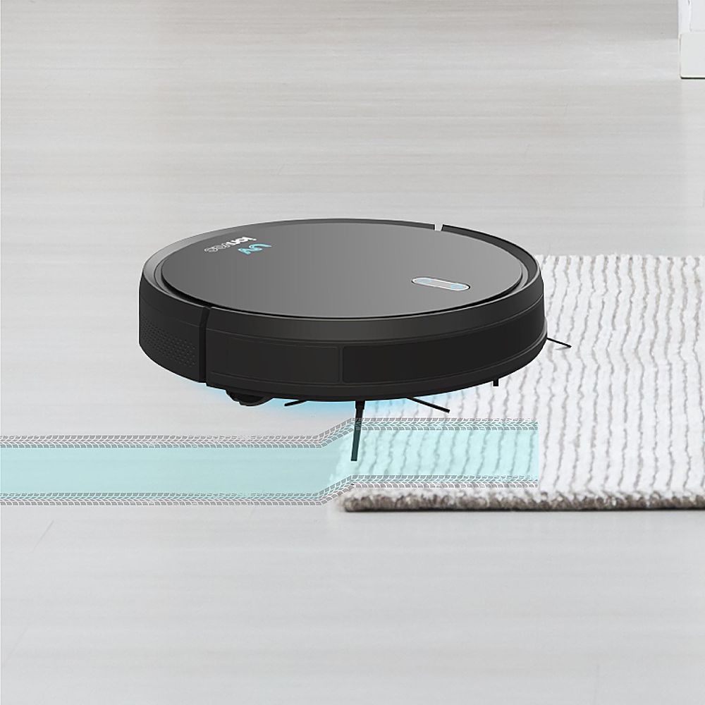 Tzumi - ionvacUV UltraClean Robovac With Smart Mapping and Sanitizing UV Light - Black