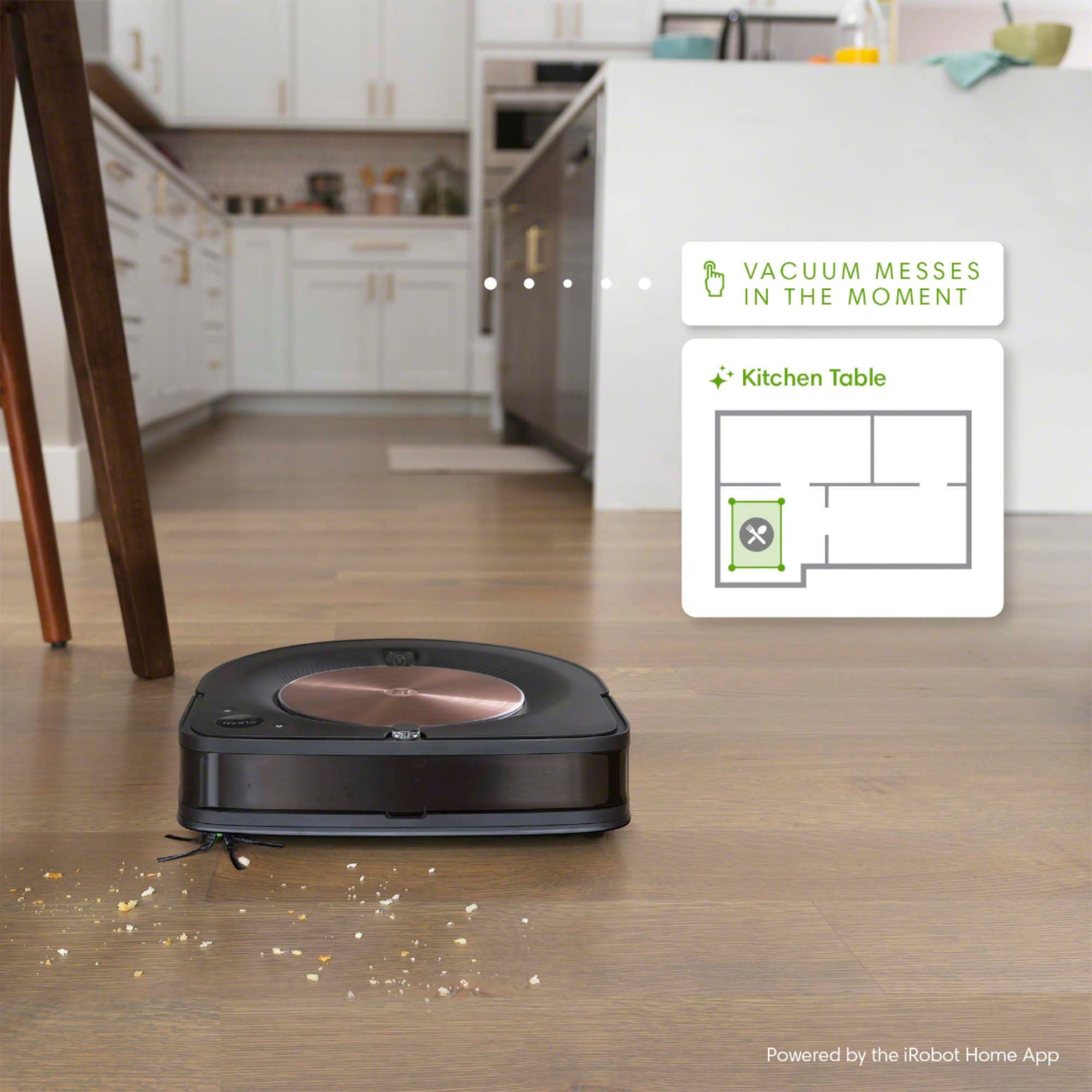iRobot Roomba s9+ (9550) Wi-Fi Connected Self-Emptying Robot Vacuum - Java Black