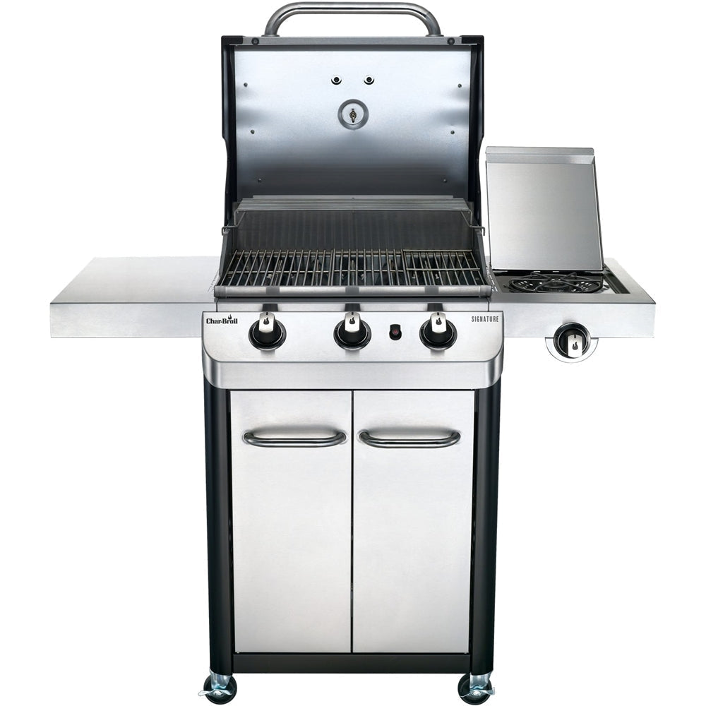 Char-Broil - Signature Gas Grill - Silver/black