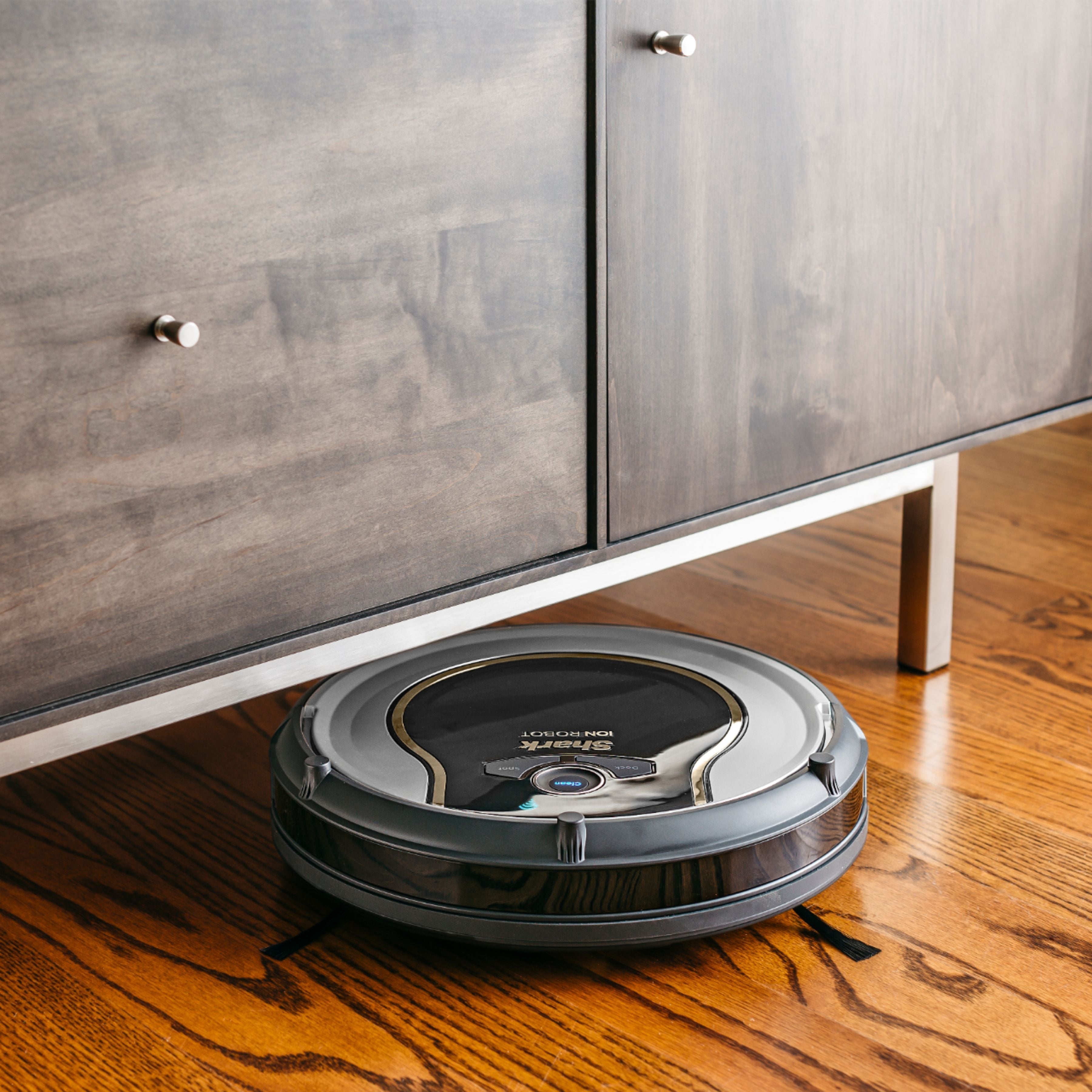 Shark - ION Robot Vacuum R75 with Wi-Fi - Smoke/Ash