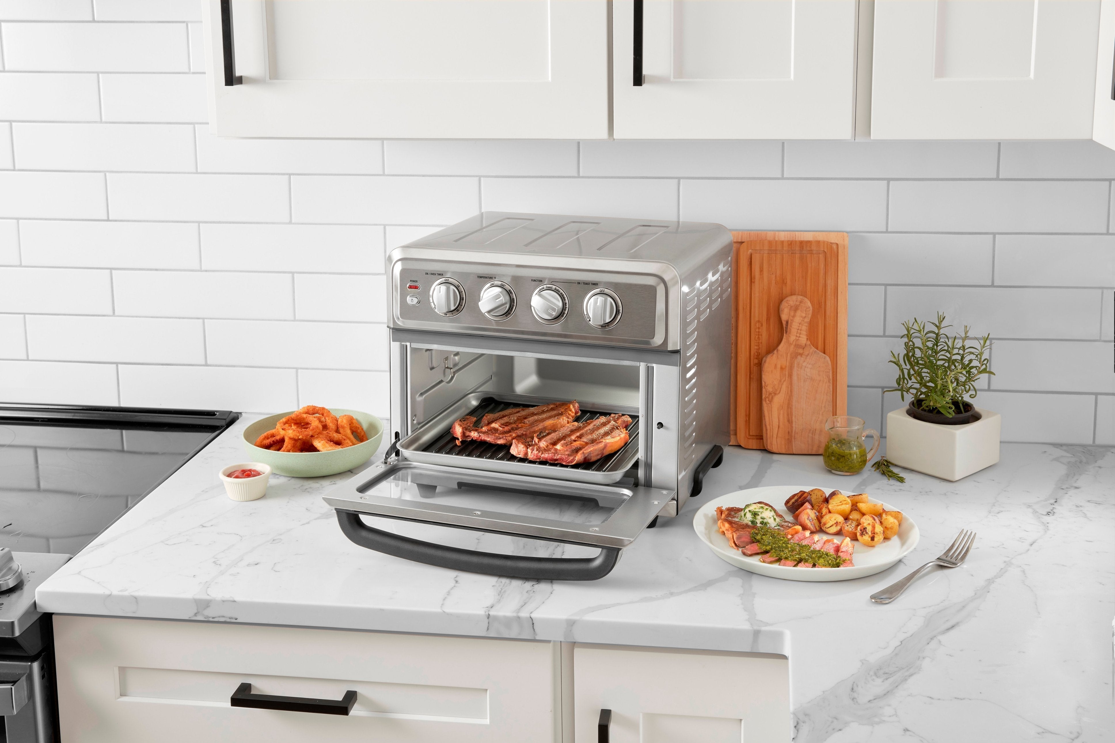 Cuisinart - Air Fryer Toaster Oven with Grill - Stainless Steel