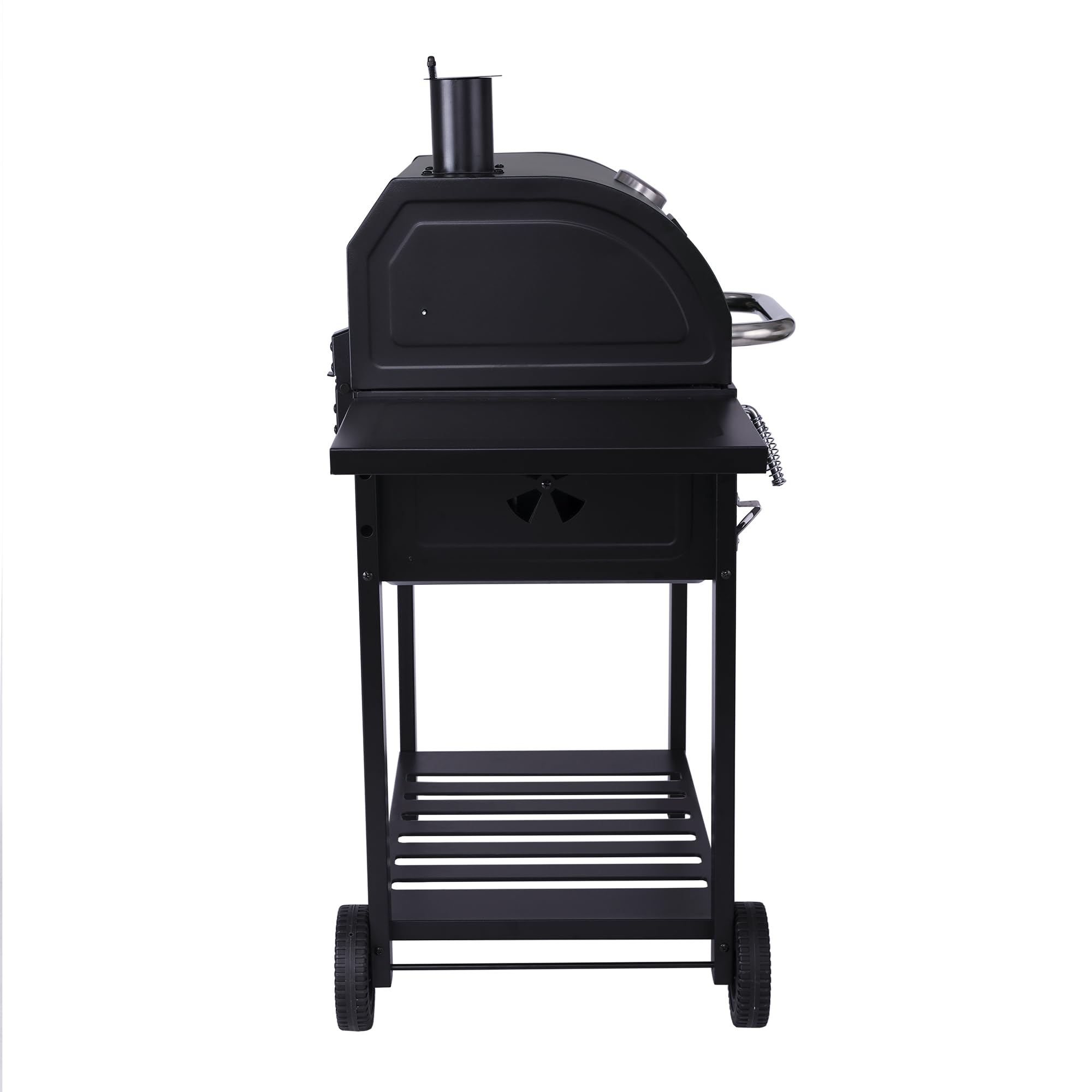 Royal Gourmet CD1824AX 24-Inch Charcoal Grill Outdoor BBQ Smoker Picnic Camping Patio Backyard Cooking, Black