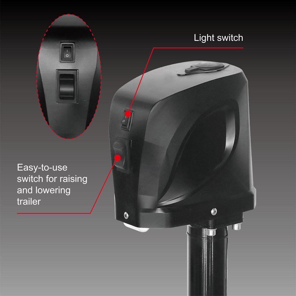 Elevate Outdoor Electric Trailer Jack - 5,000 lb. Capacity