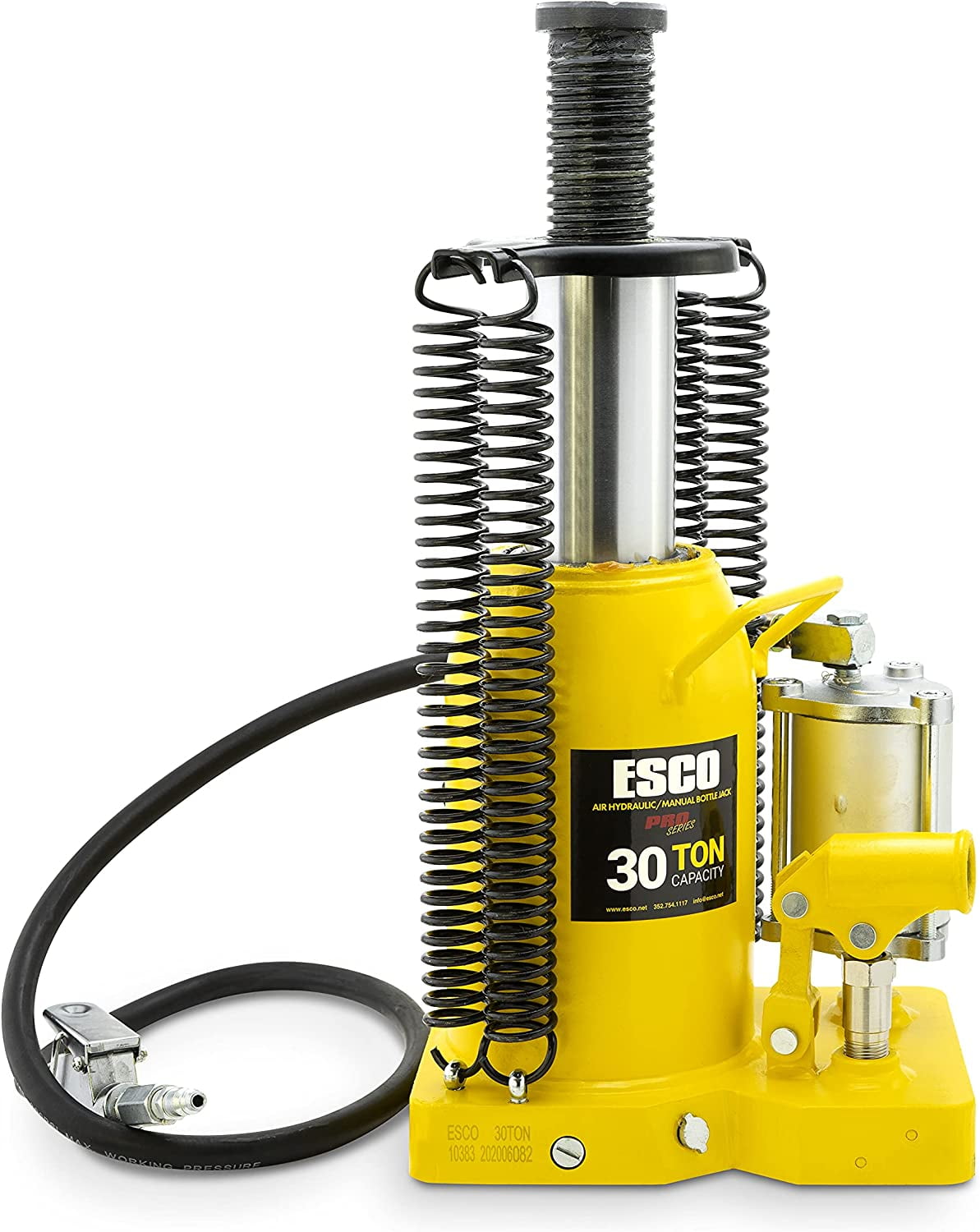 ESCO 30 Ton Had Pro Series Air Hydraulic Bottle Jack