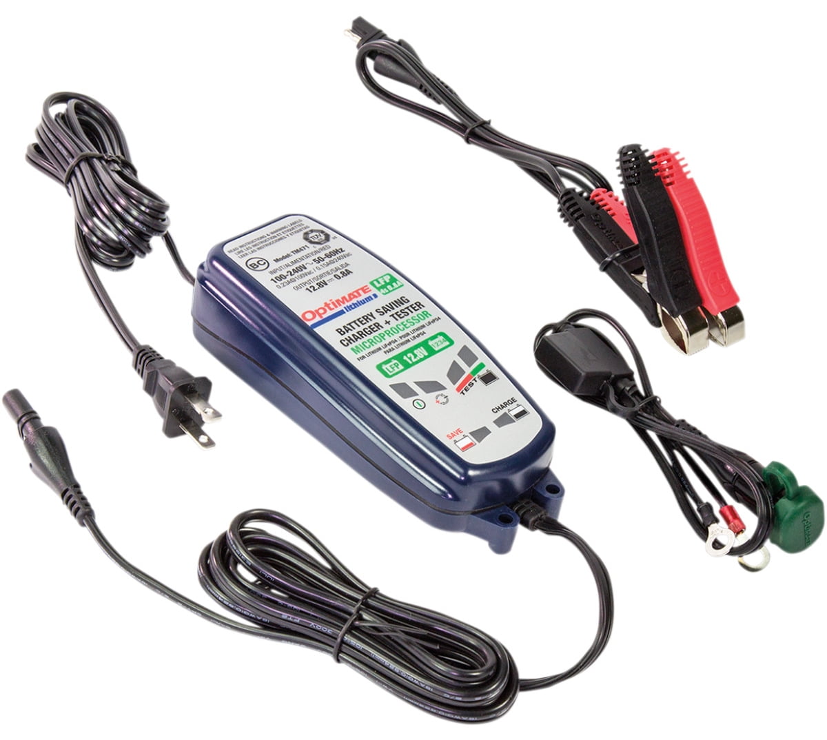 Tecmate OptiMate Lithium 4s 0.8A Battery Charger/Maintainer (TM-471)