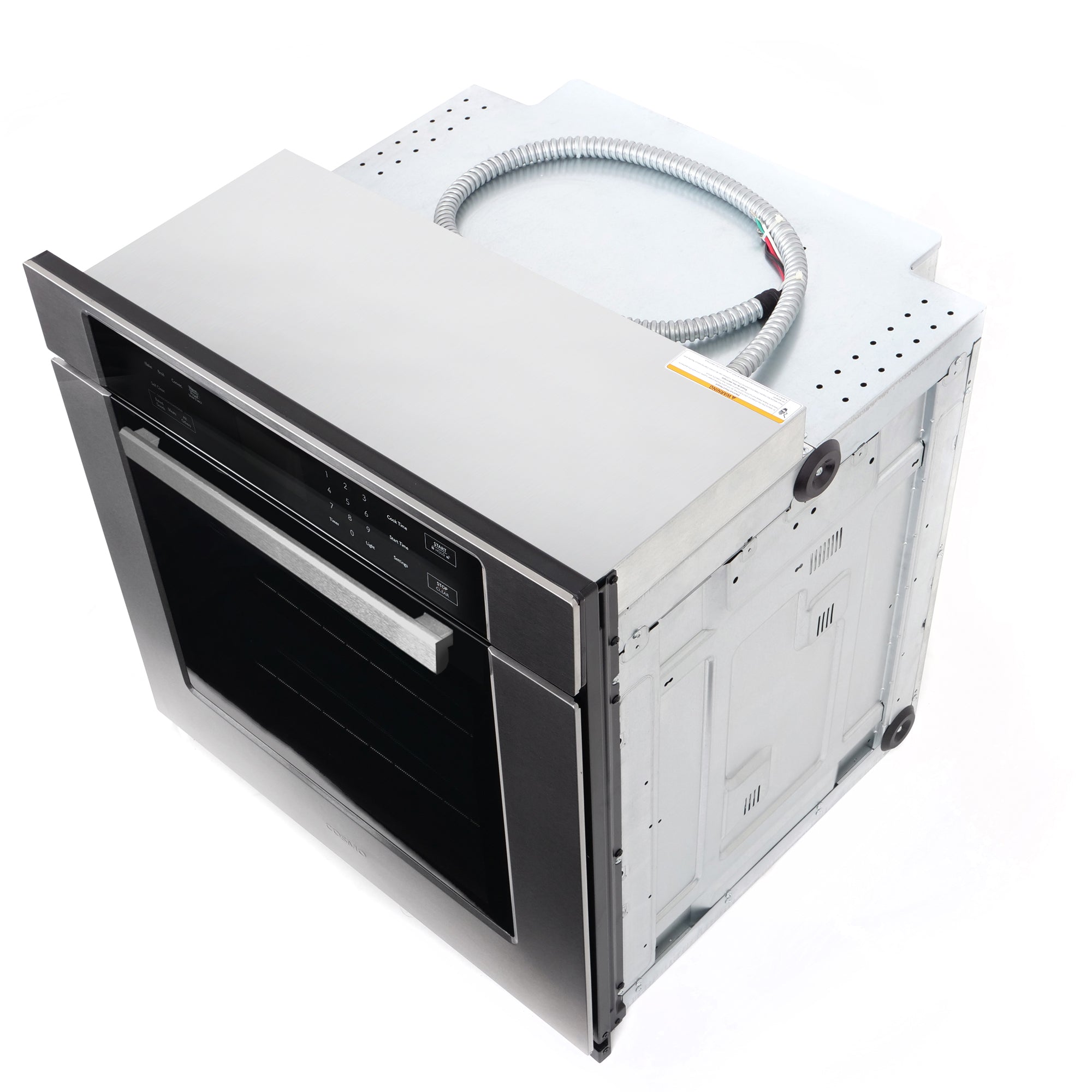 30 in. 5 cu. ft. Single Electric Wall Oven with True European Convection and Self Cleaning in Stainless Steel